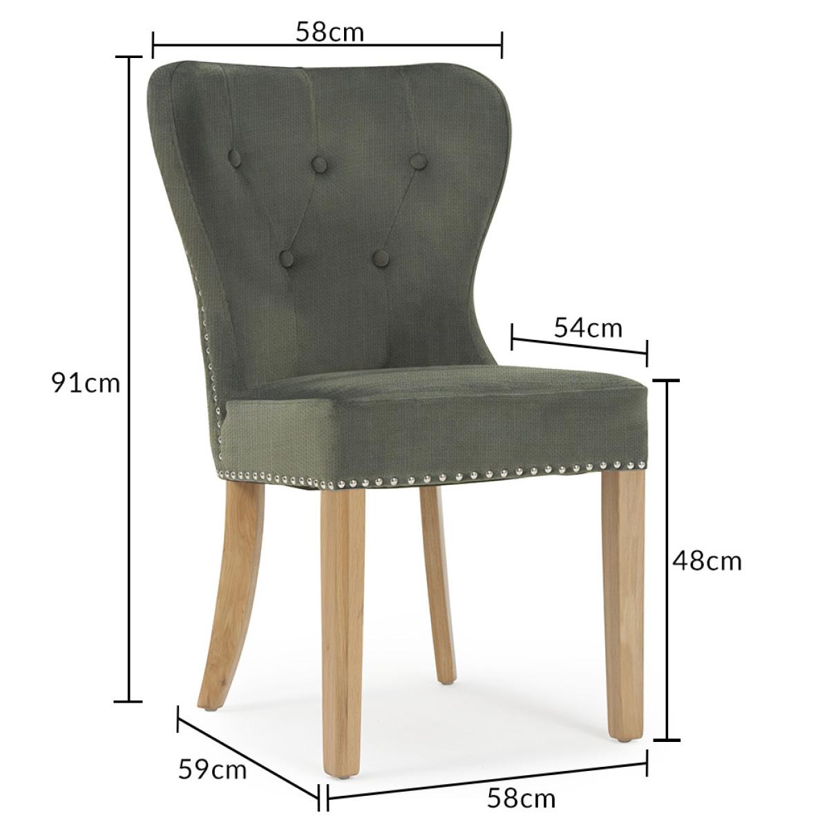 Thetford 180cm Oak Dining Table with 10 Grey Keswick Chairs – image 20