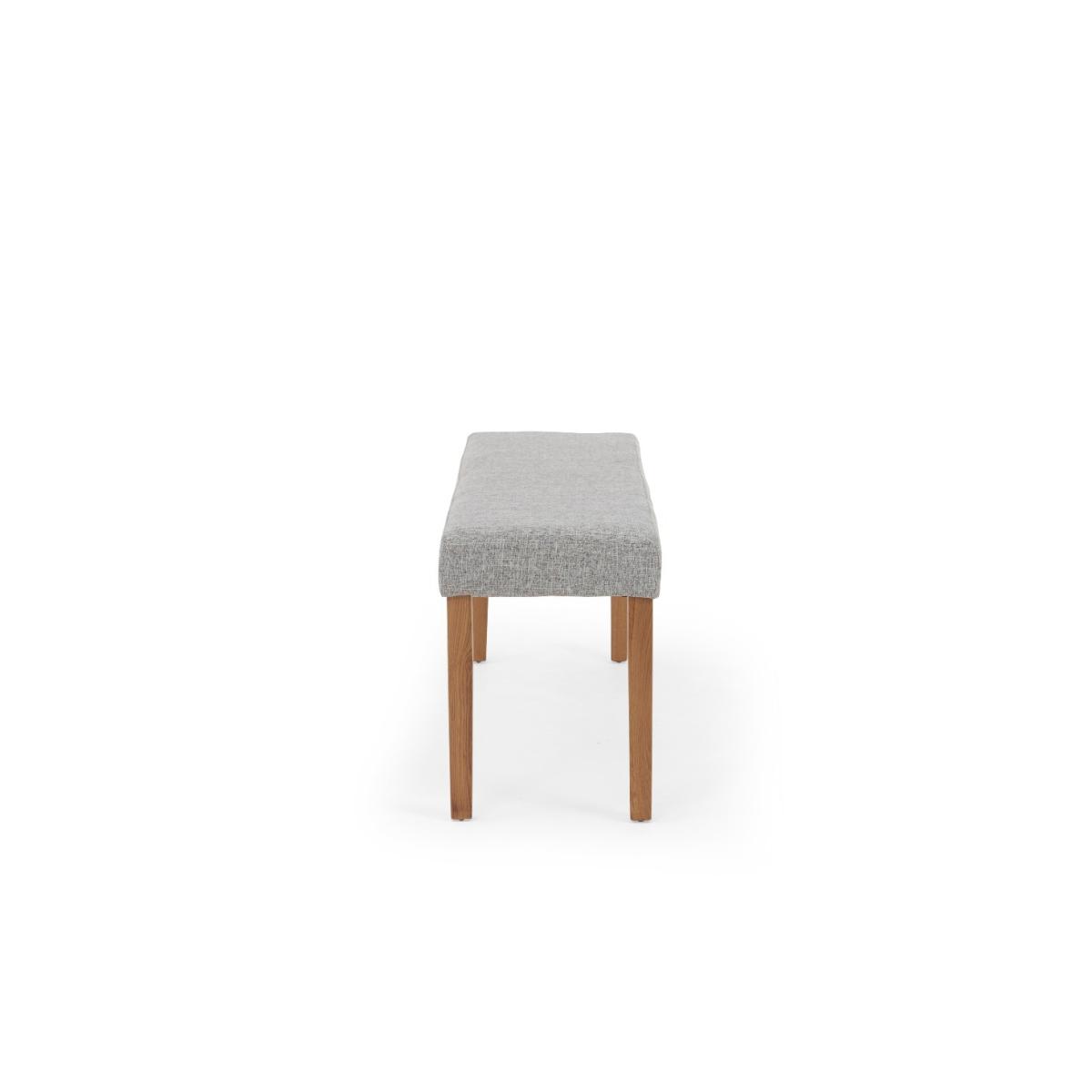 Oxford Solid Oak 150cm Dining Table with 2 Grey Lila Chairs with 2 Grey Benches – image 27