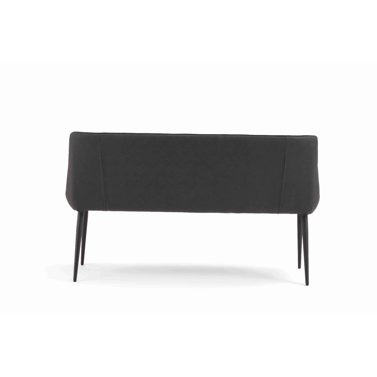 Thetford 180cm Oak Table With Heidi Grey Faux Leather Benches – image 18