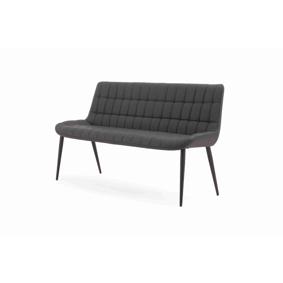 Thetford 180cm Oak Table With Heidi Grey Faux Leather Benches – image 20
