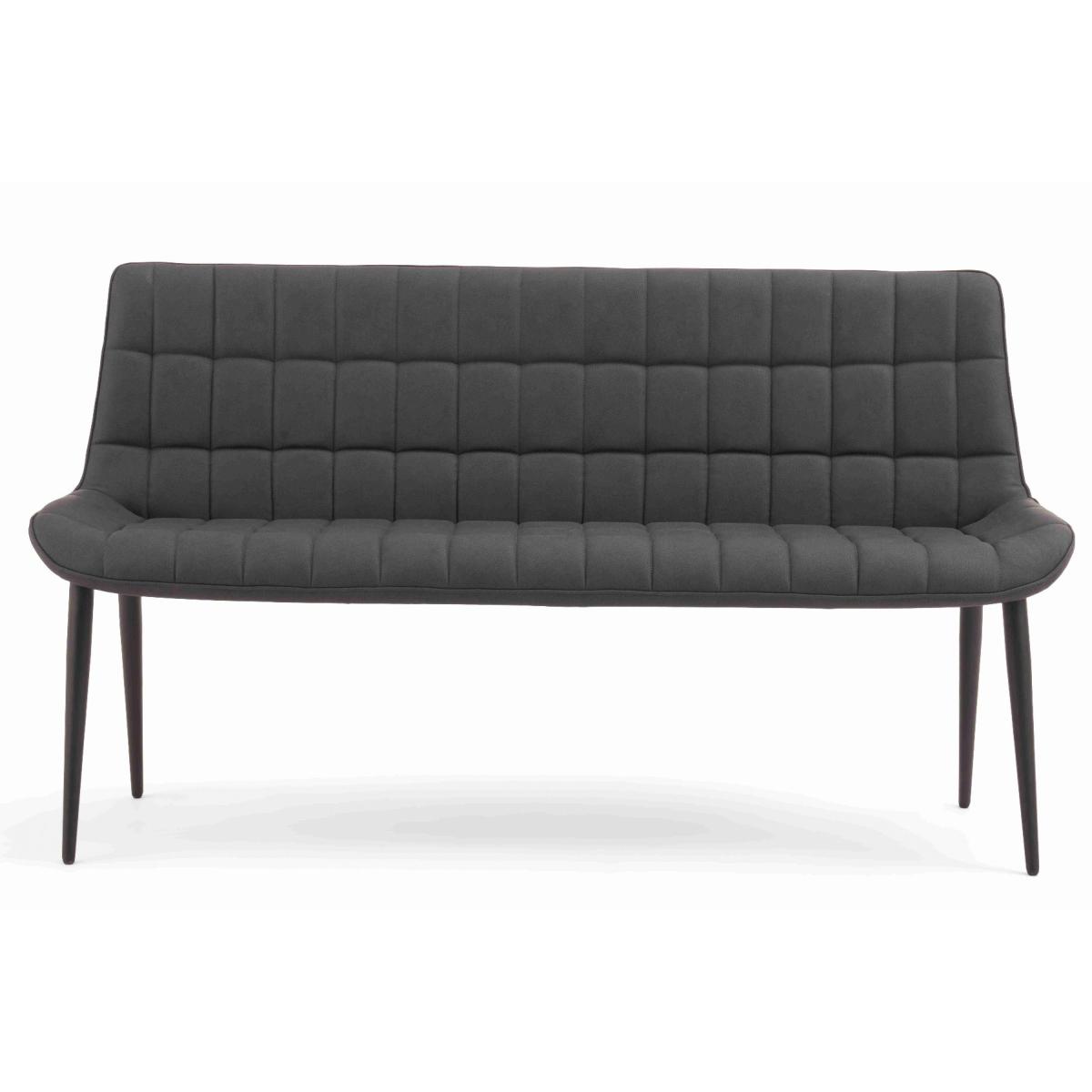 Thetford 180cm Oak Table With Heidi Grey Faux Leather Benches – image 24
