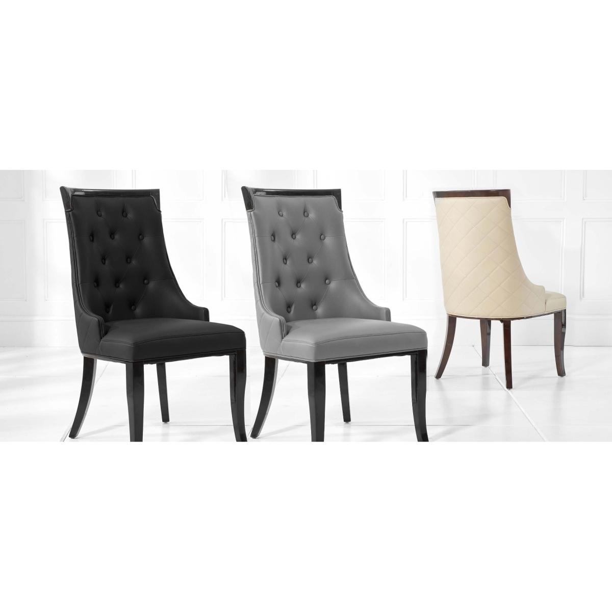 Mocha 220cm Grey Marble Dining Table With 8 Cream Francesca Chairs – image 10