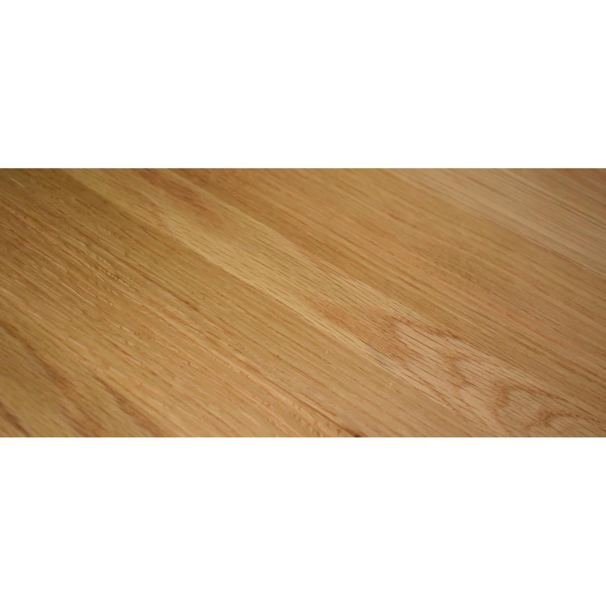 Hampshire 180cm Oak and Light Grey Extending Dining Table With 6 Natural Scroll Back Chairs – image 11