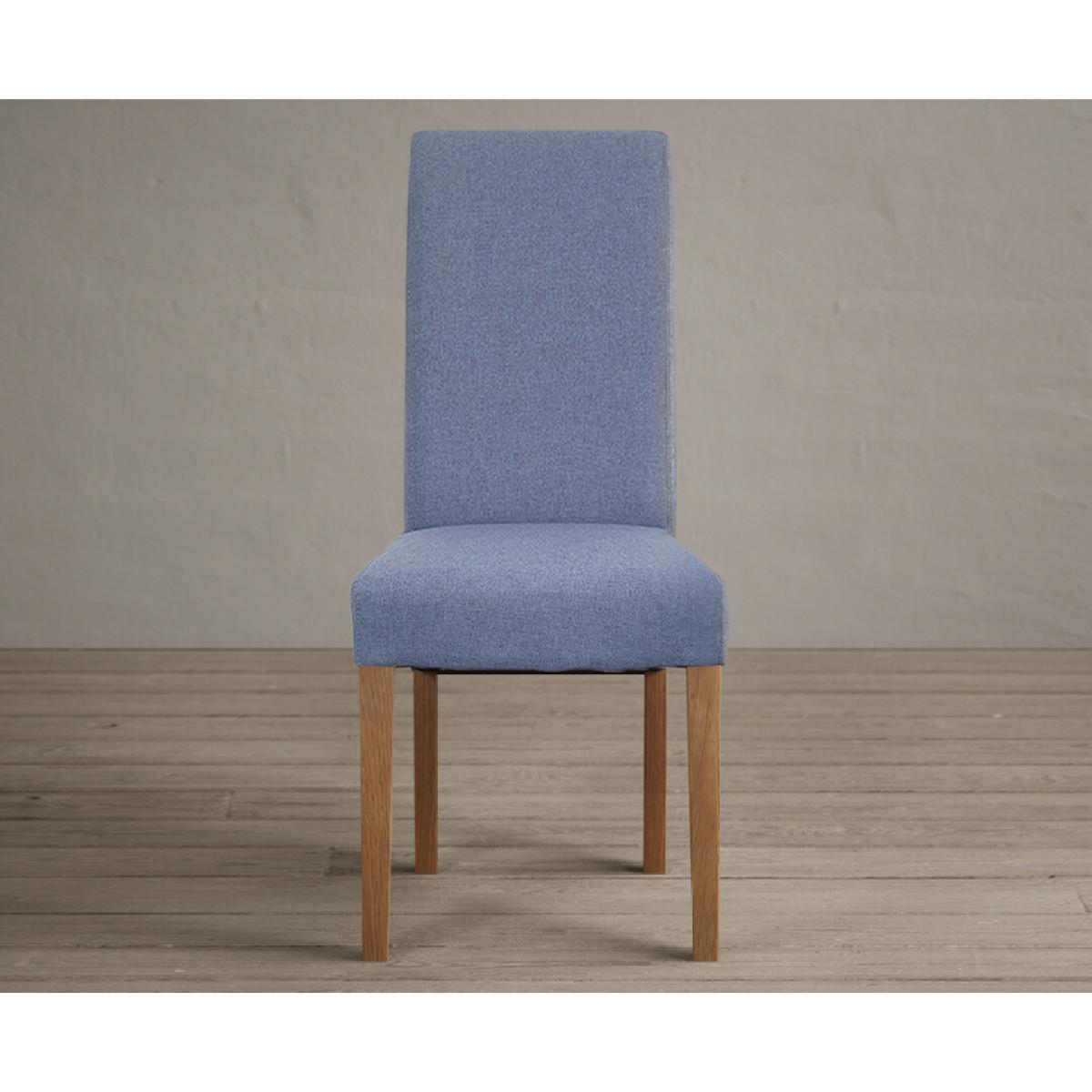 Hampshire 180cm Oak and Light Grey Extending Dining Table With 6 Natural Scroll Back Chairs – image 6