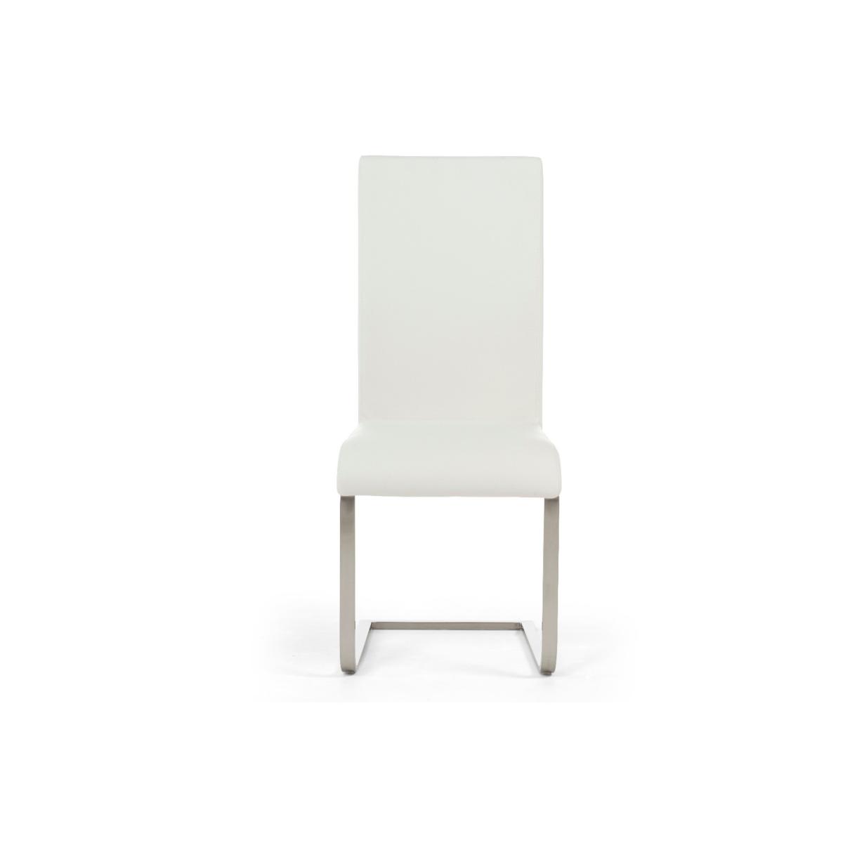 Marino 220cm Marble-Effect Dining Table With 10 White Malaga Chairs – image 21