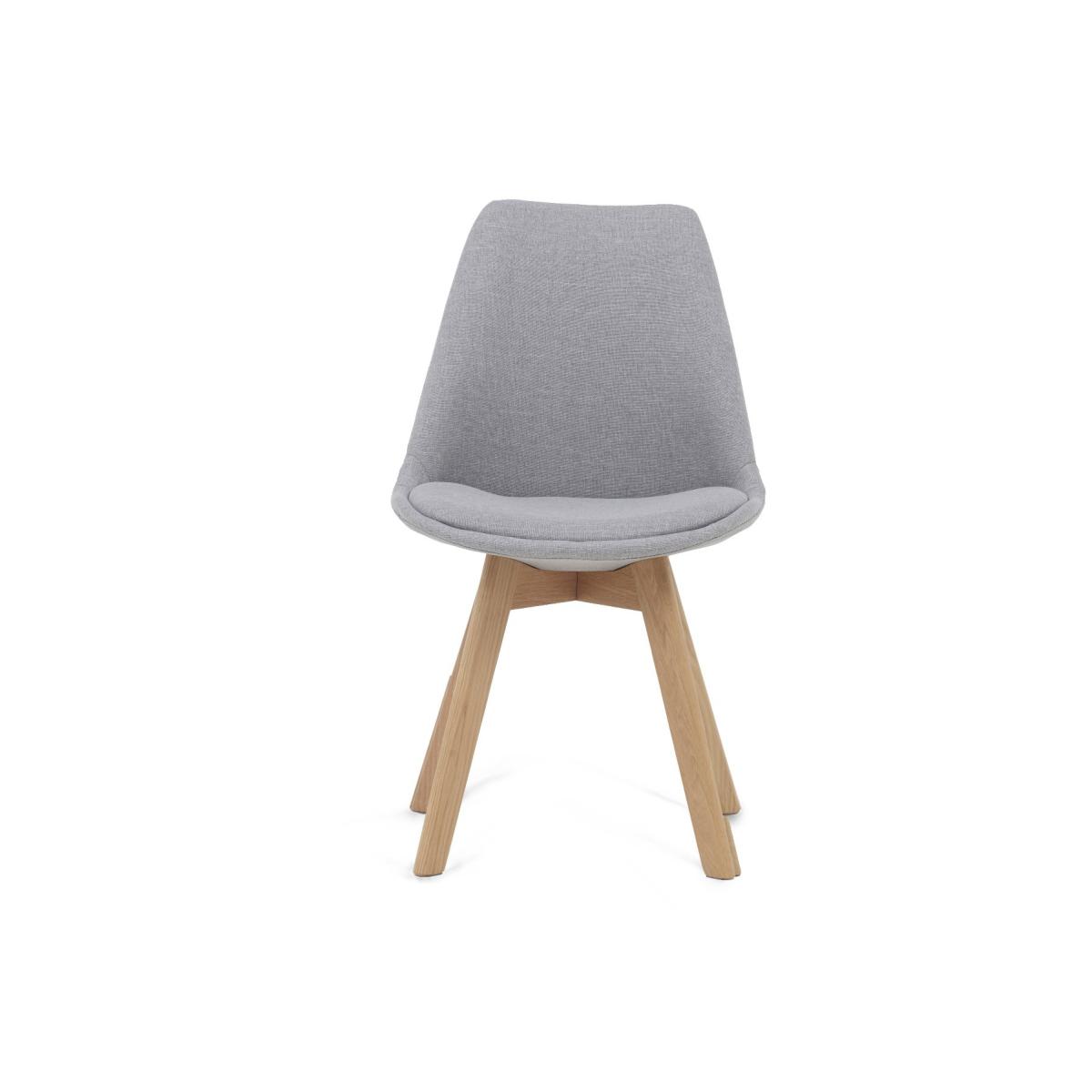 Oxford 120cm Solid Oak Dining Table With 4 Light Grey Orson Fabric Chairs – image 21
