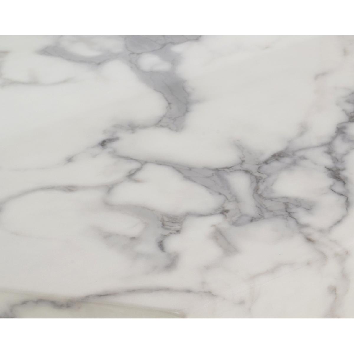 Belle 160cm White Marble Dining Table With 4 Grey Hampstead Dining Chairs – image 15