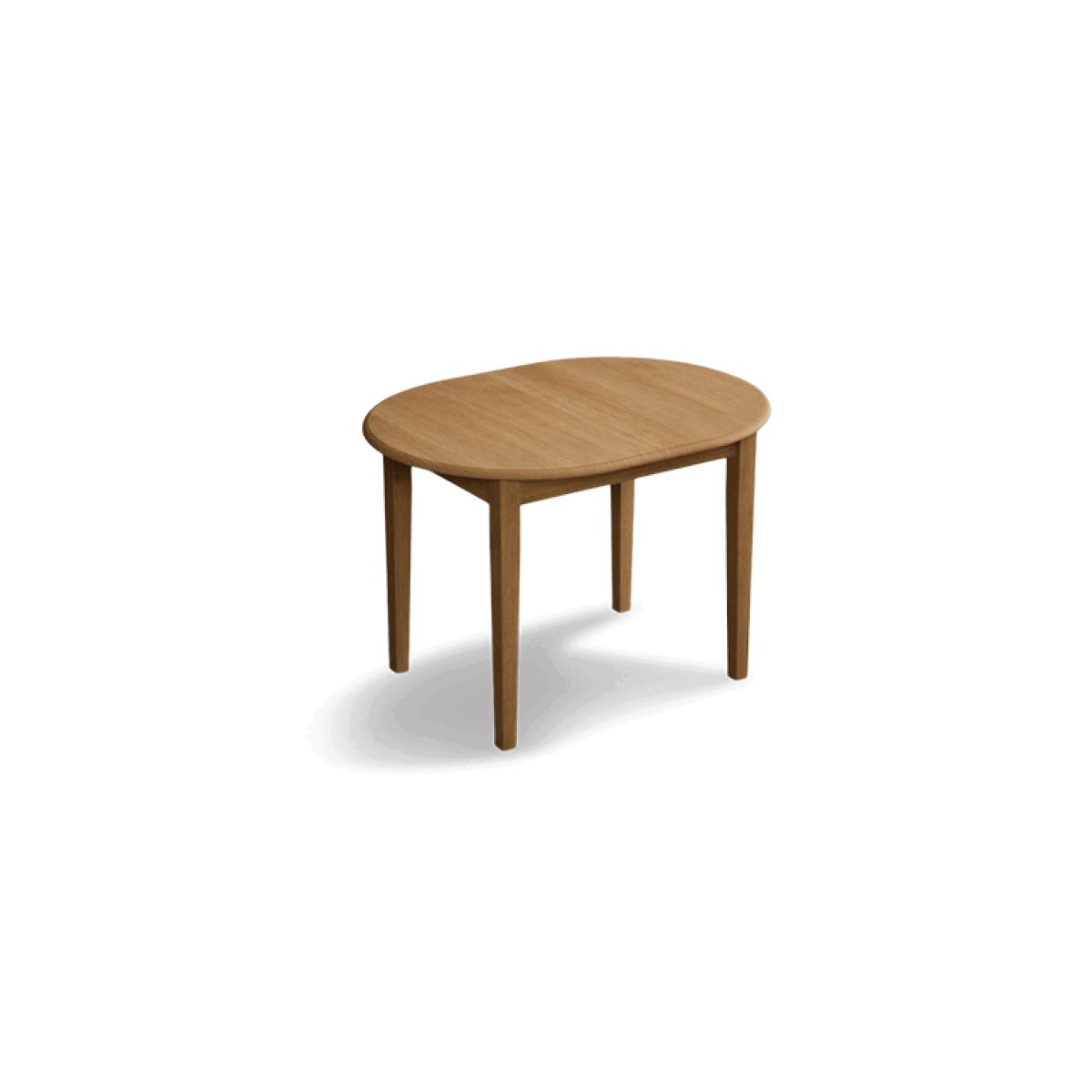 Extending Warwick Solid Oak Dining Table with 4 Blue Warwick Chairs – image 21