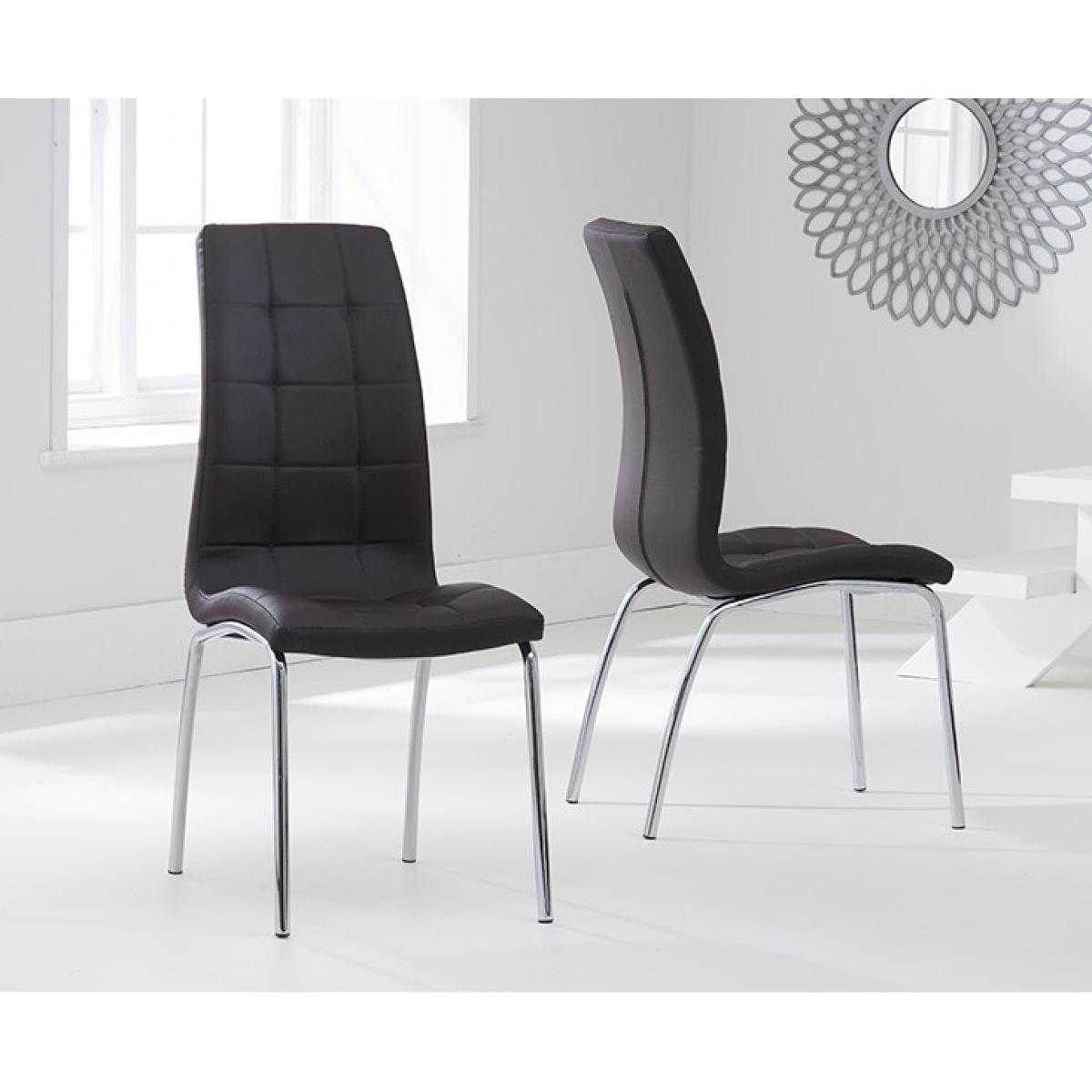 Denver 120cm Rectangular Glass Dining Table With 6 Red Enzo Chairs – image 10