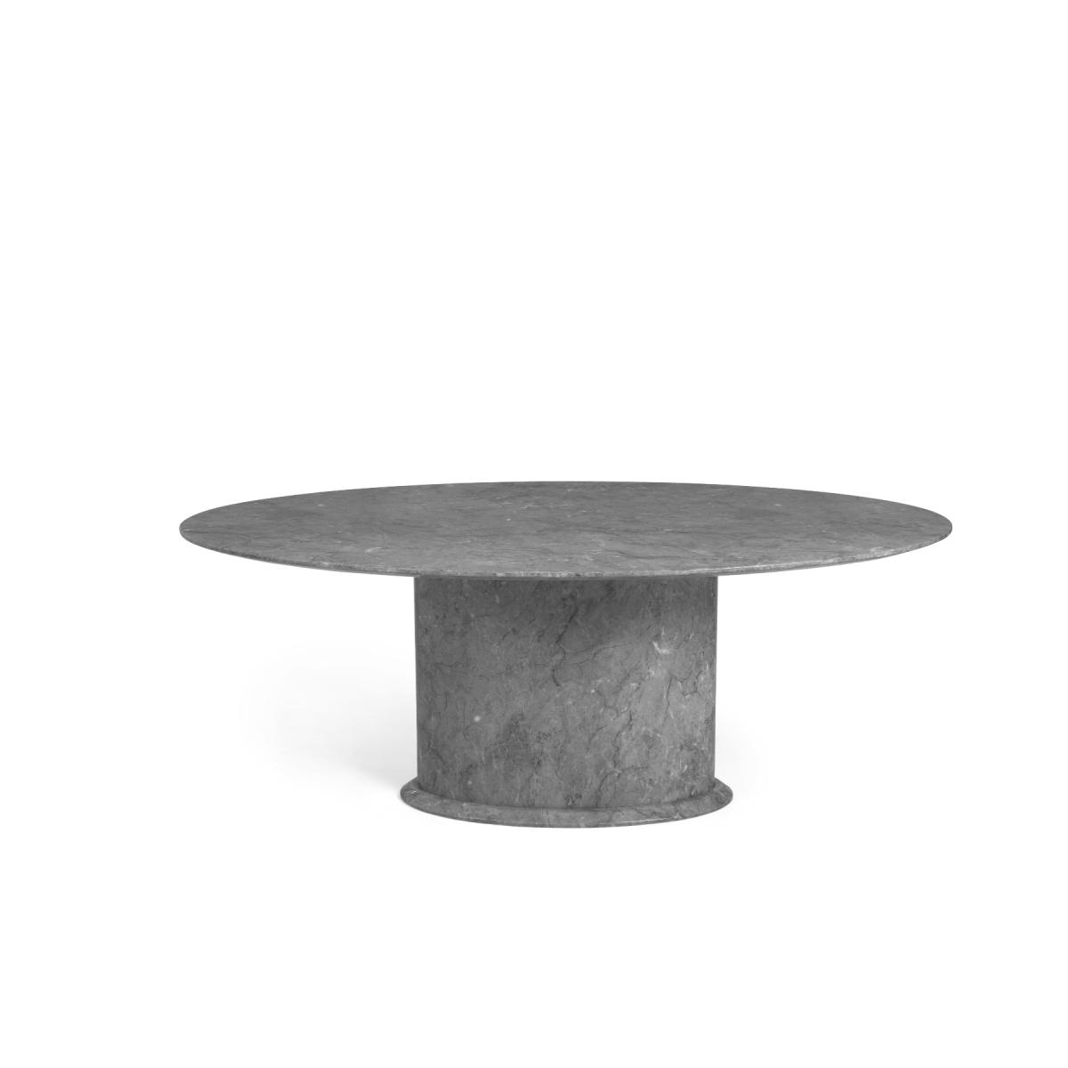 Colby 200cm Oval Grey Marble Dining Table With 10 Grey Austin Chairs – image 11