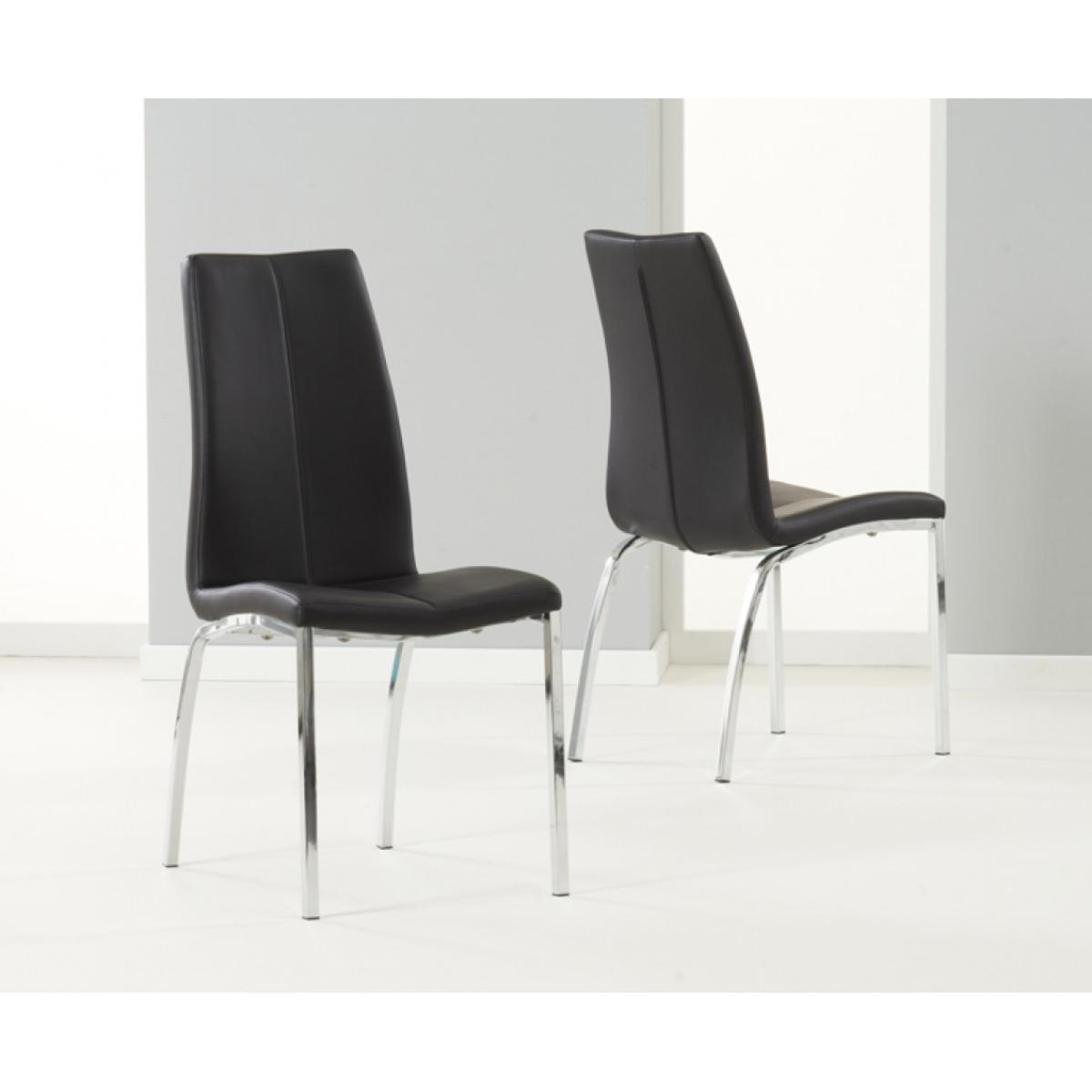Atlanta 160cm Light Grey Gloss Dining Table With 4 Black Cavello Chairs – image 6