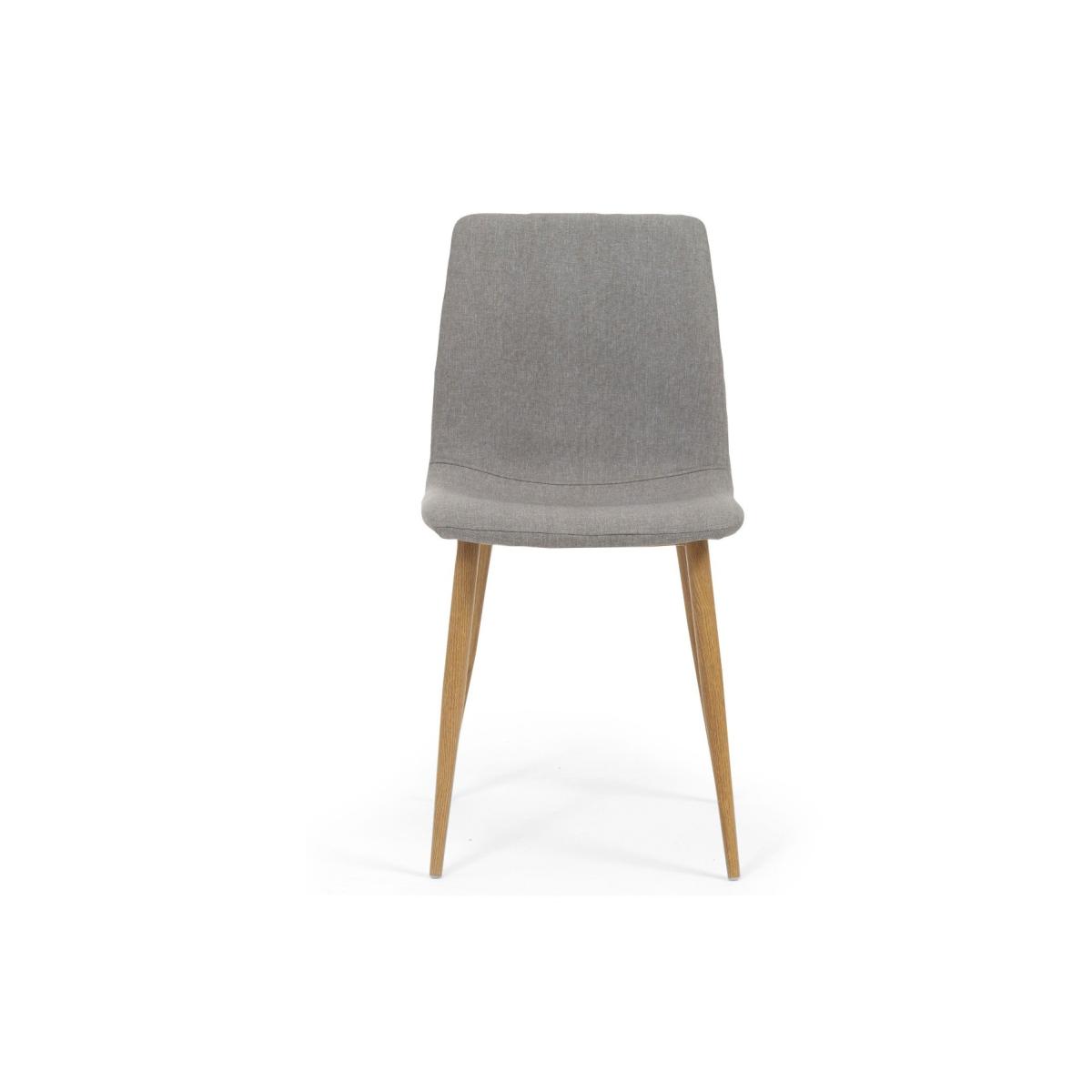 York 120cm Solid Oak Dining Table With 4 Grey Astrid Fabric Chairs With 2 York Benches – image 19