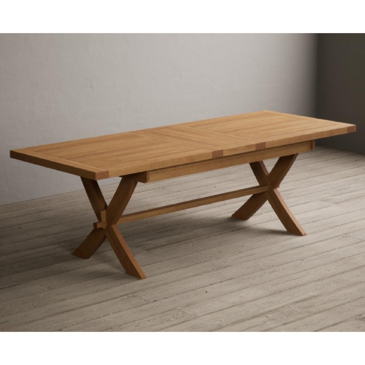 Extending Buckley 200cm Solid Oak Dining Table with 10 Linen Natural Solid Oak Chairs – image 59