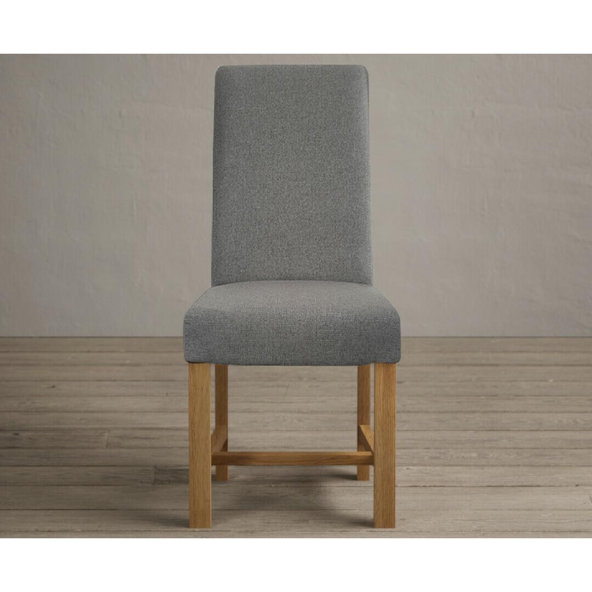Extending Hertford 100cm - 130cm Rustic Oak Pedestal Dining Table with 4 Natural Scroll Back Chairs – image 68