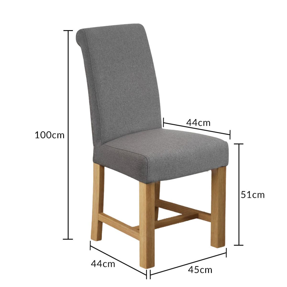 Extending Hertford 100cm - 130cm Rustic Oak Pedestal Dining Table with 4 Natural Scroll Back Chairs – image 70