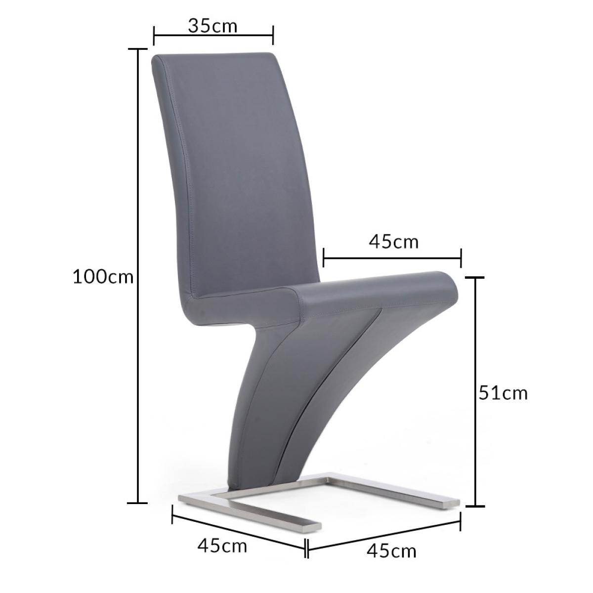Reims 150cm Marble Effect Carrera Light Grey Dining Table With 6 Grey Hampstead Dining Chairs – image 23