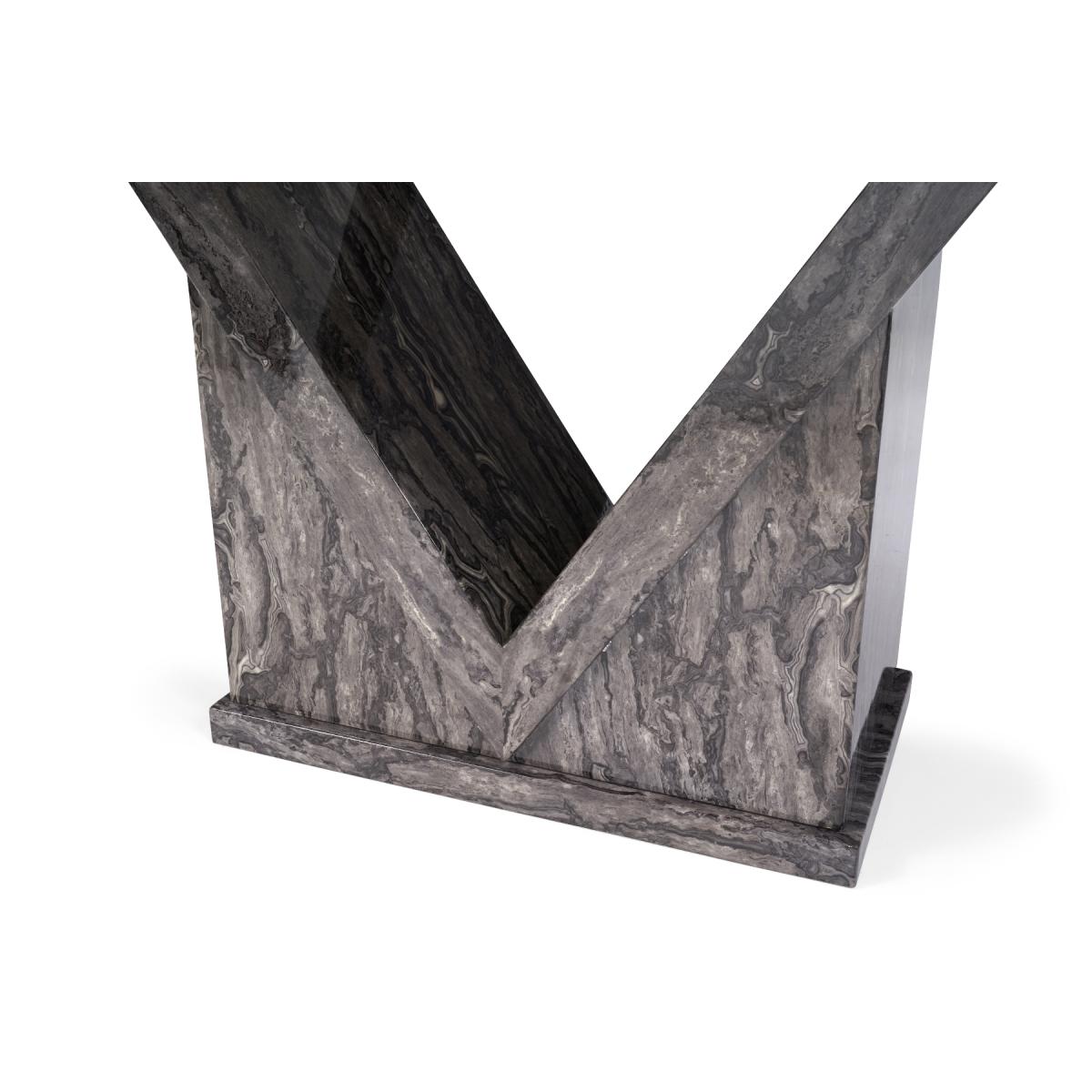 Mocha 160cm Grey Marble Dining Table With 6 Grey Sophia Chairs – image 16