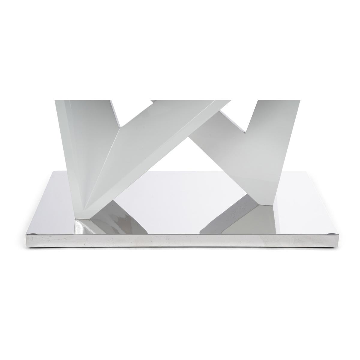 Reims 150cm Marble Effect Carrera Light Grey Dining Table With 4 Grey Hampstead Dining Chairs – image 20
