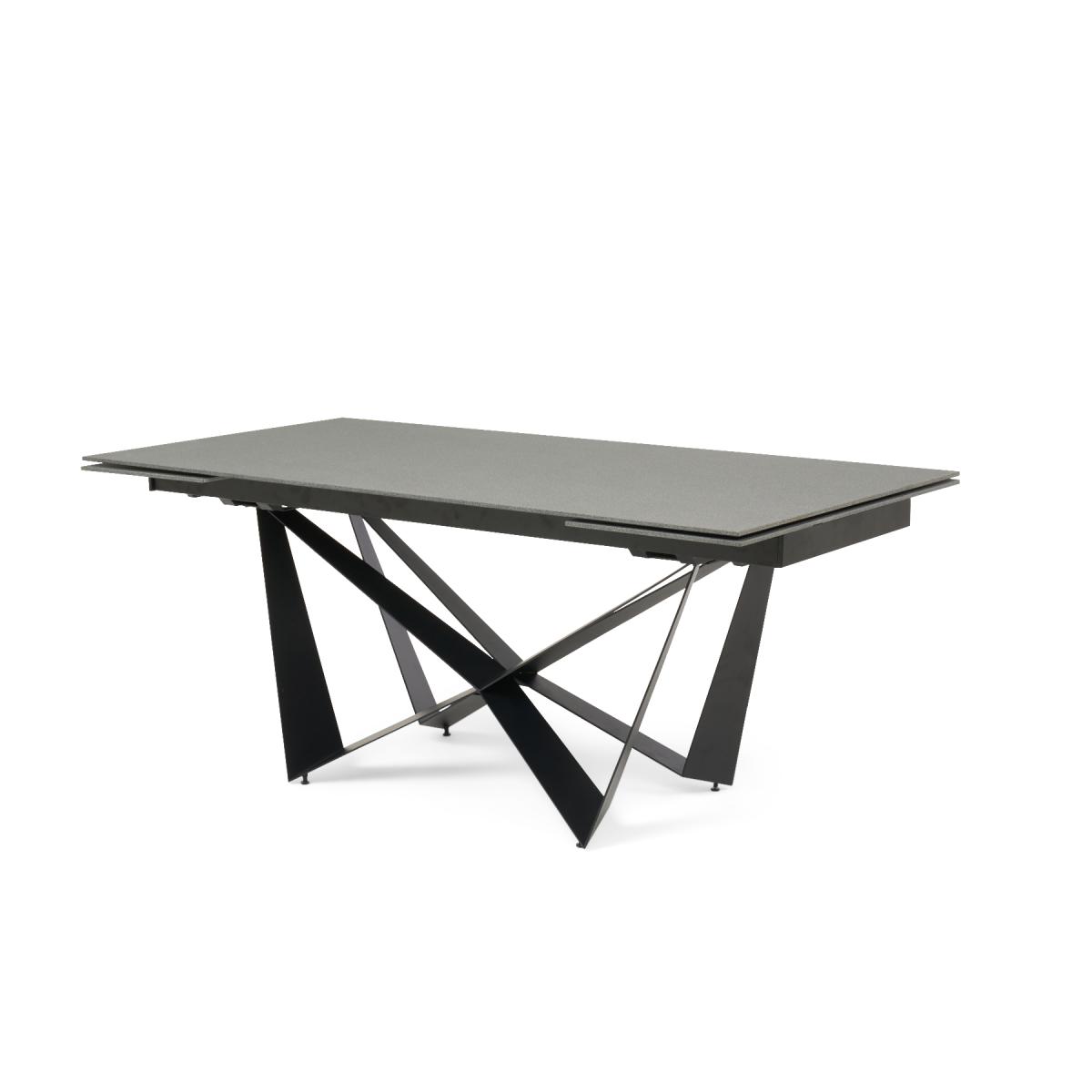 Blenheim 180cm Extending Grey Stone Table with Lorin Chairs - Grey, 6 Chairs – image 7