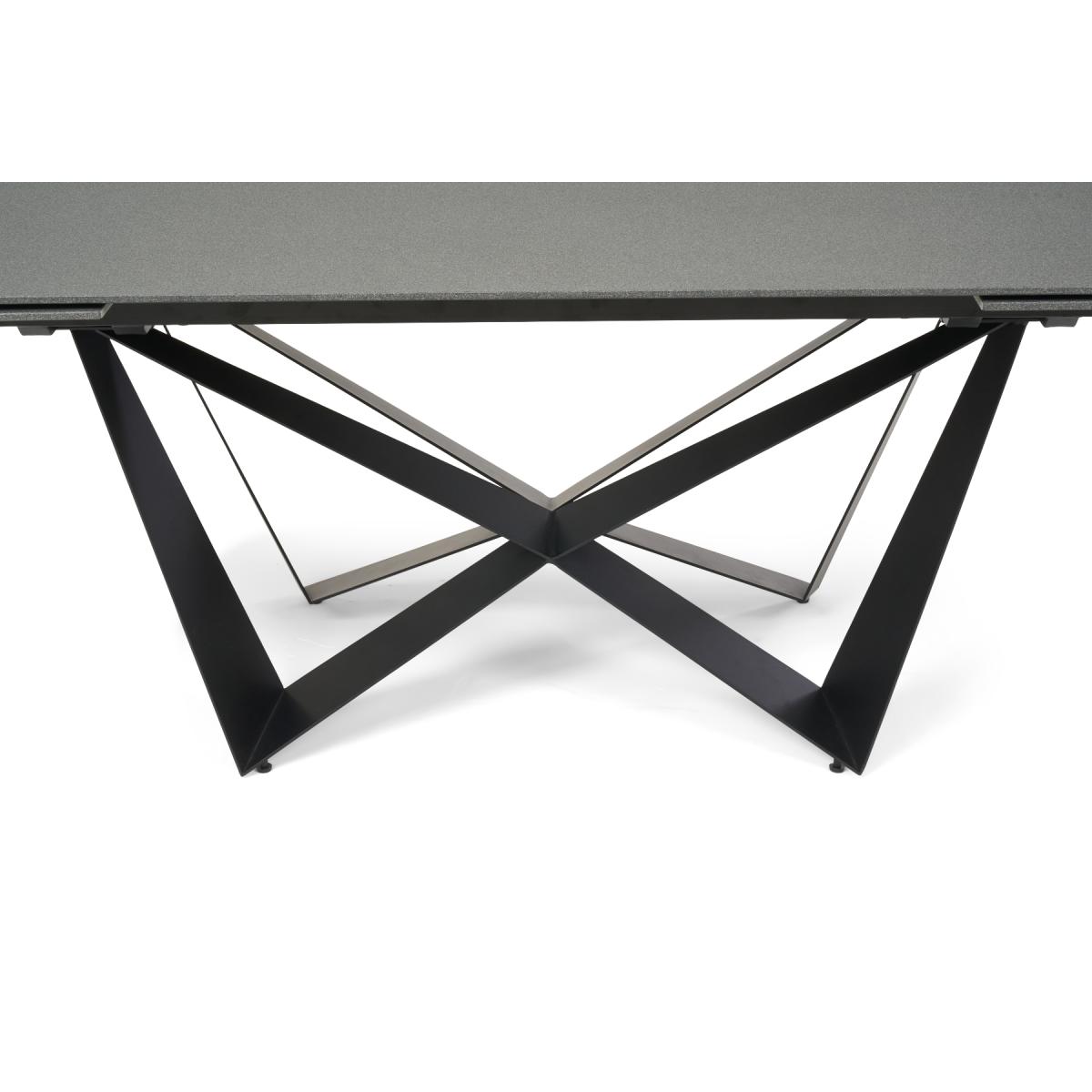 Blenheim 180cm Extending Grey Stone Table with Lorin Chairs - Grey, 6 Chairs – image 8