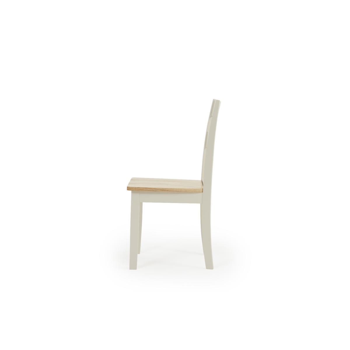 Hastings Extending Cream And Oak Table With Chiltern Chairs - Cream, 2 Chairs – image 21