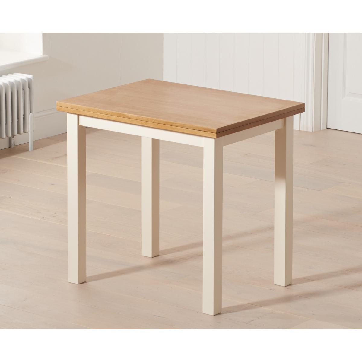 Hastings Extending Cream And Oak Table With Chiltern Chairs - Cream, 2 Chairs – image 7