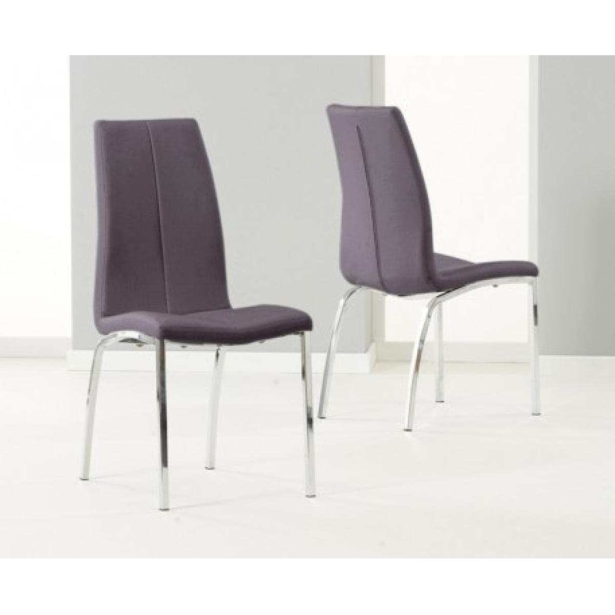 Bali 120cm Round Grey Marble Dining Table With Cavello Dining Chairs - Grey, 2 Chairs – image 5
