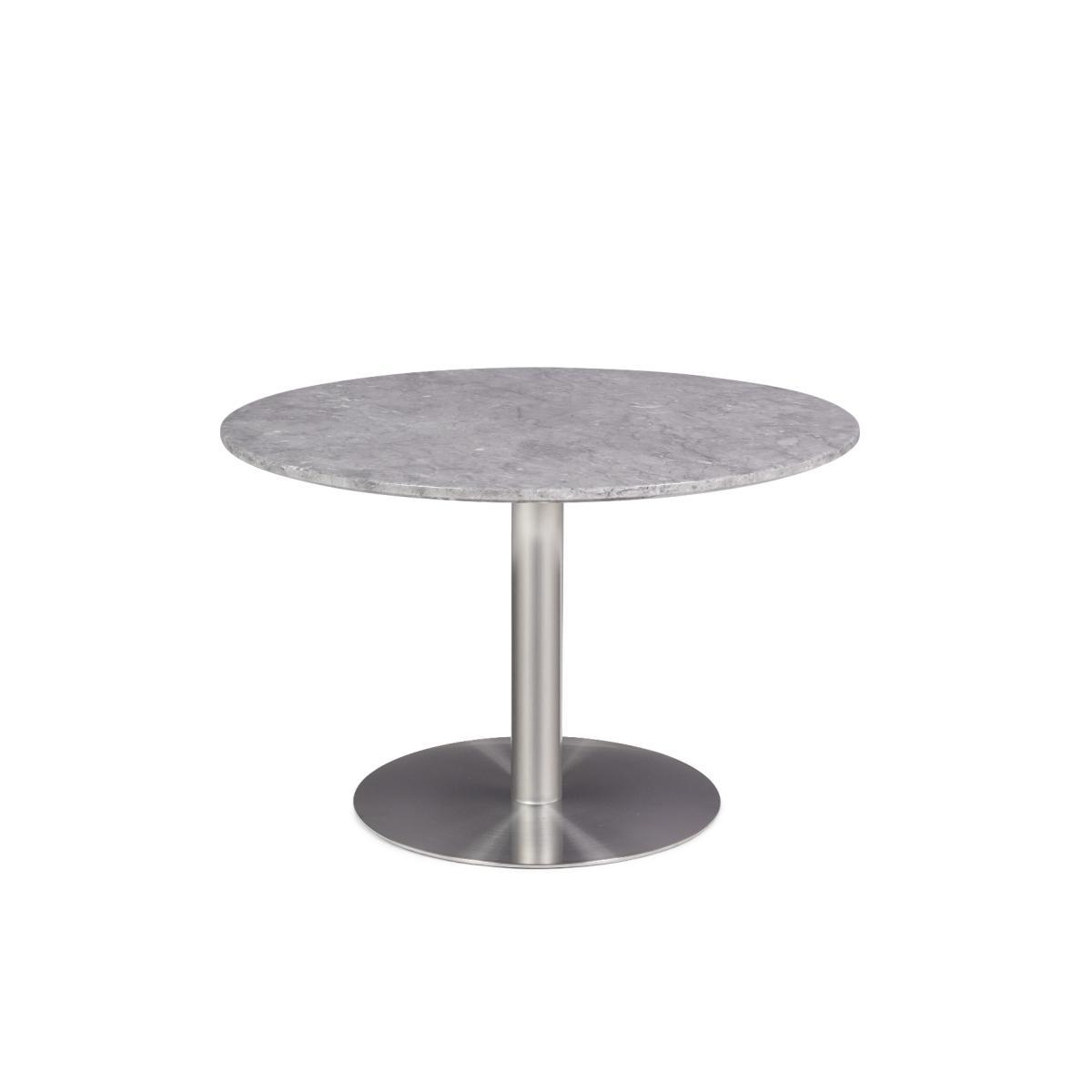Bali 120cm Round Grey Marble Dining Table With Cavello Dining Chairs - Grey, 2 Chairs – image 7