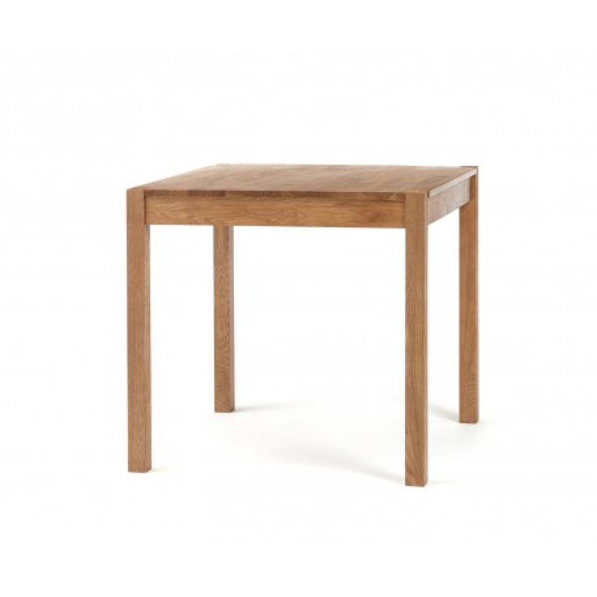York 80cm Solid Oak Dining Table With 2 Grey Lila Velvet Chairs – image 8