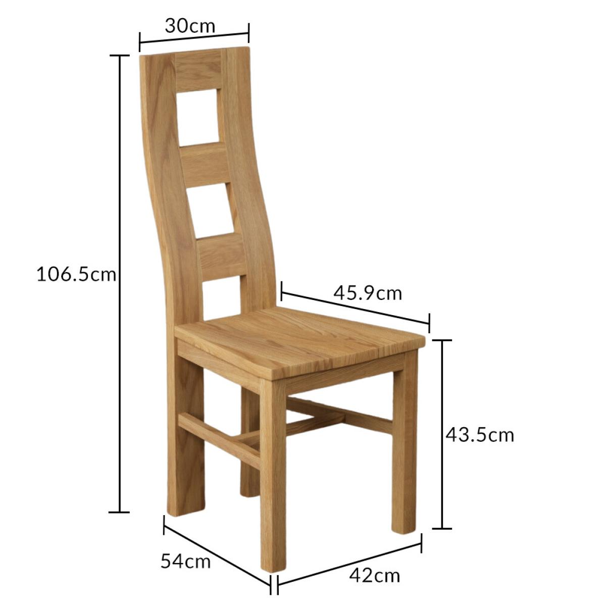 Extending Olympia 180cm Solid Oak Dining Table with 8 Oak Natural Chairs – image 35