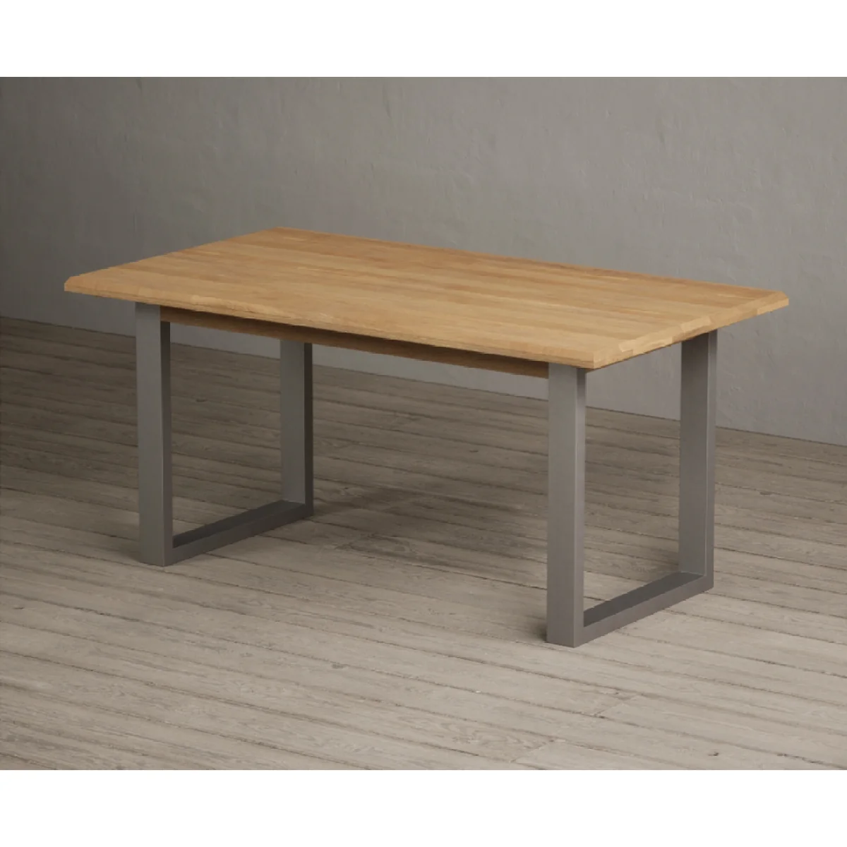 Parker 160cm Solid Oak Dining Table with 6 Brown Larson Chairs – image 9