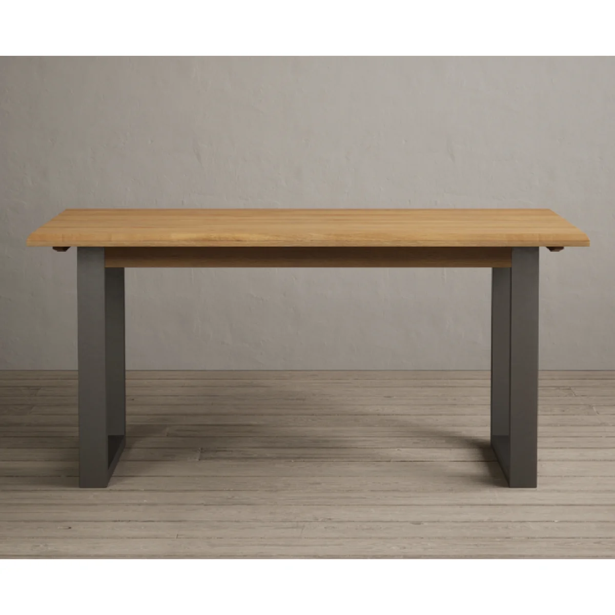 Parker 160cm Solid Oak Dining Table with 6 Brown Larson Chairs – image 10