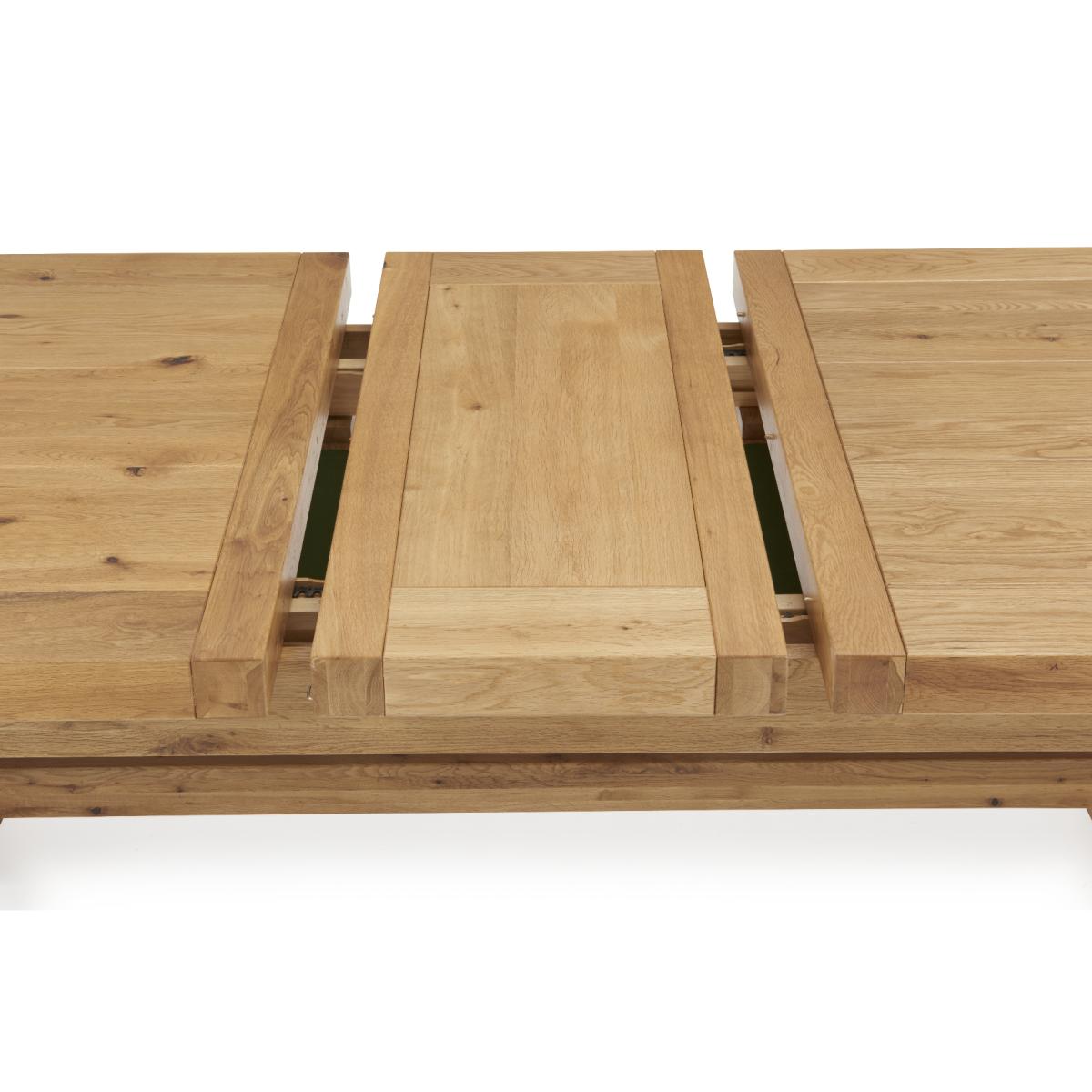 Bordeaux 200cm Solid Oak Extending Dining Table with Knightsbridge Velvet Chairs - Blue, 6 Chairs – image 20
