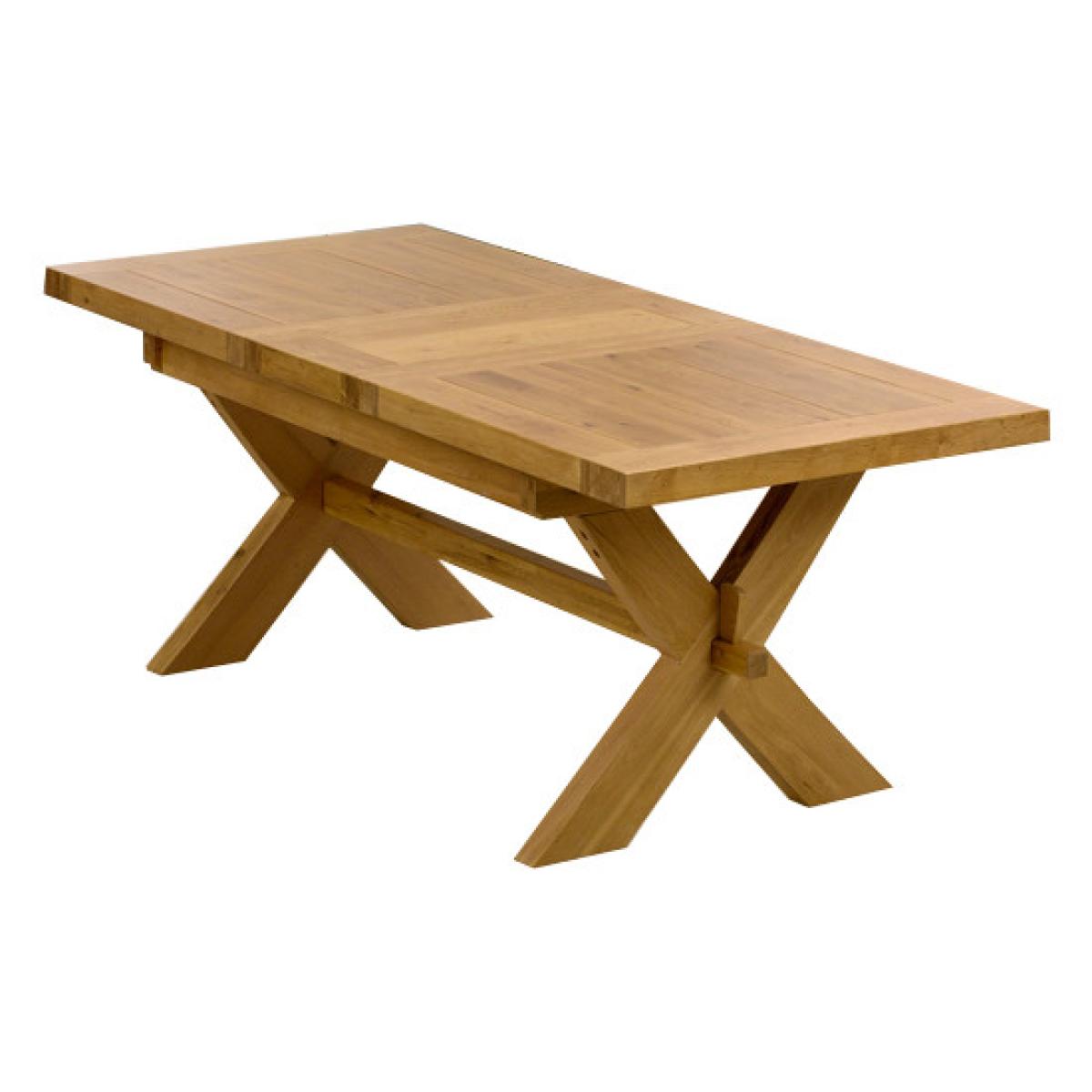 Extending Buckley 160cm Solid Oak Dining Table with 8 Cream Natural Solid Oak Chairs – image 57