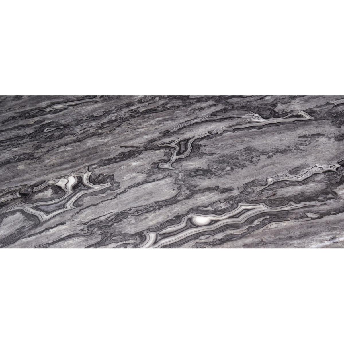 Crema 220cm Grey Marble Dining Table With 6 Grey Austin Chairs – image 11