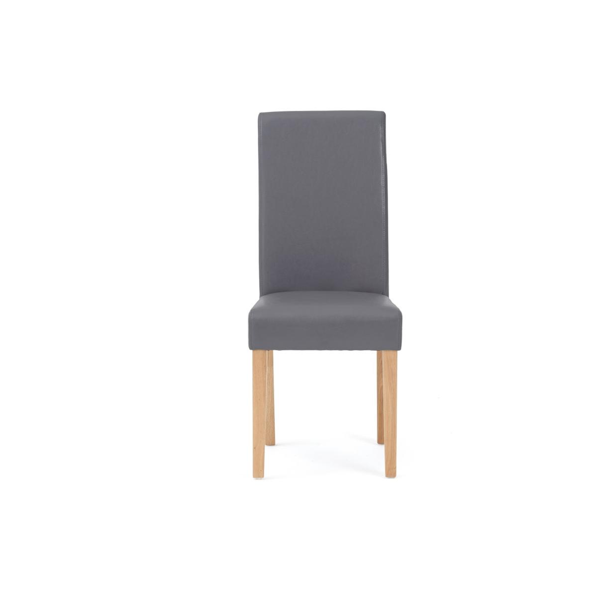 York 120cm Solid Oak Dining Table With 2 Grey Olivia Chairs And 2 York Bencheses – image 23