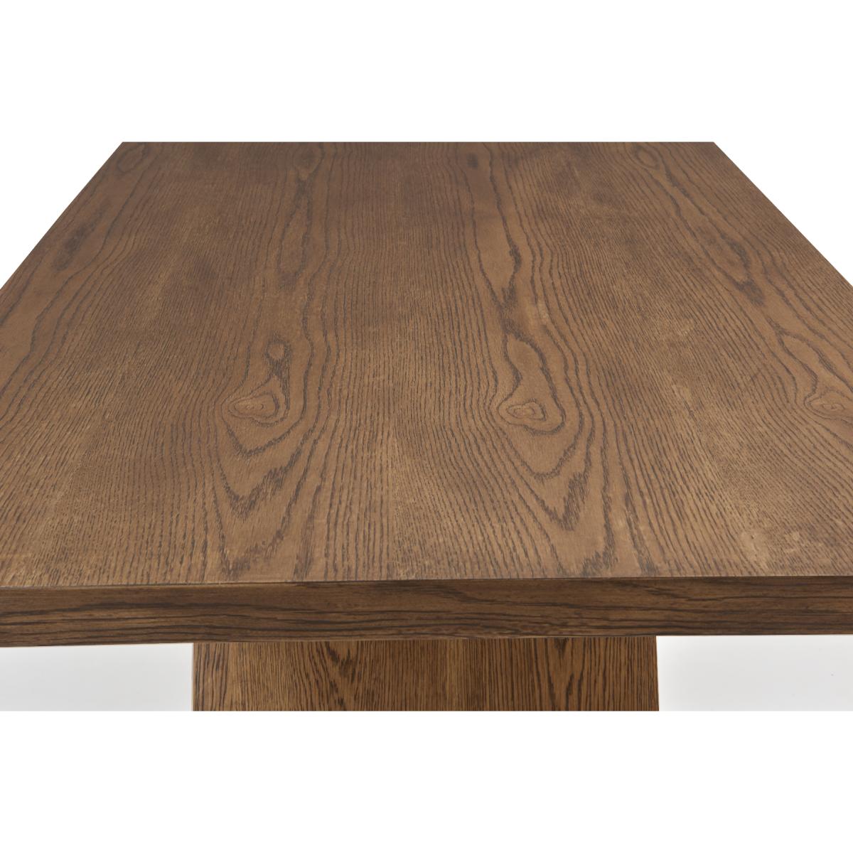 Montana 225cm Black Leg Industrial Dining Table With 8 Brown Brody Antique Dining Chairs – image 18