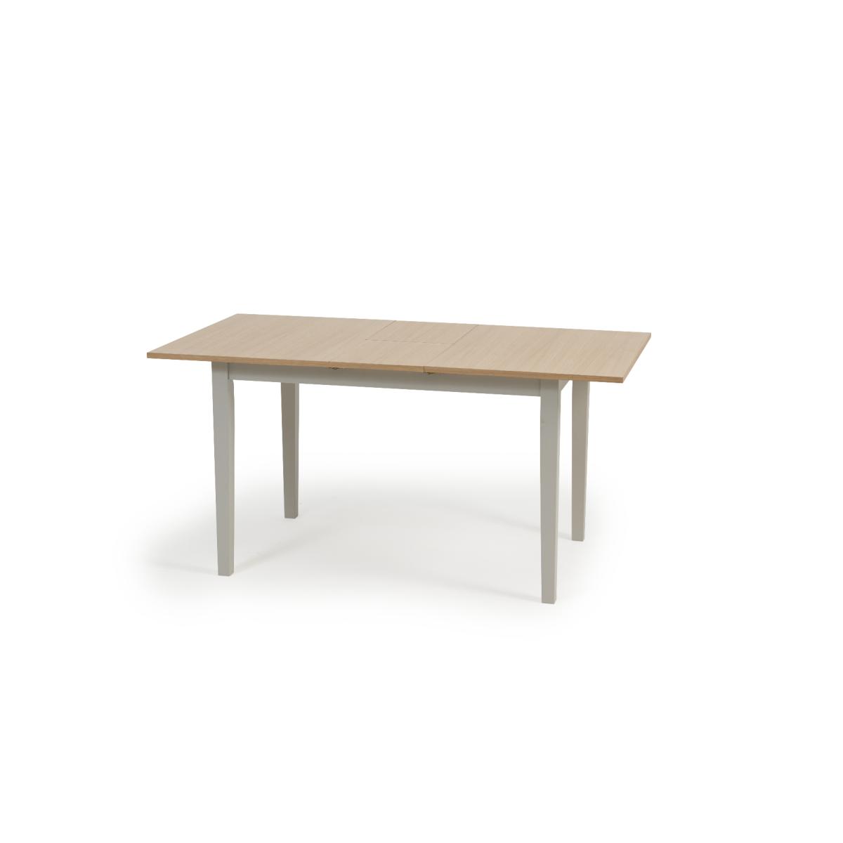 Chiltern 120cm Extending Grey And Oak Table With Epsom Chairs and Bench - Oak and Grey, 2 Chairs – image 15