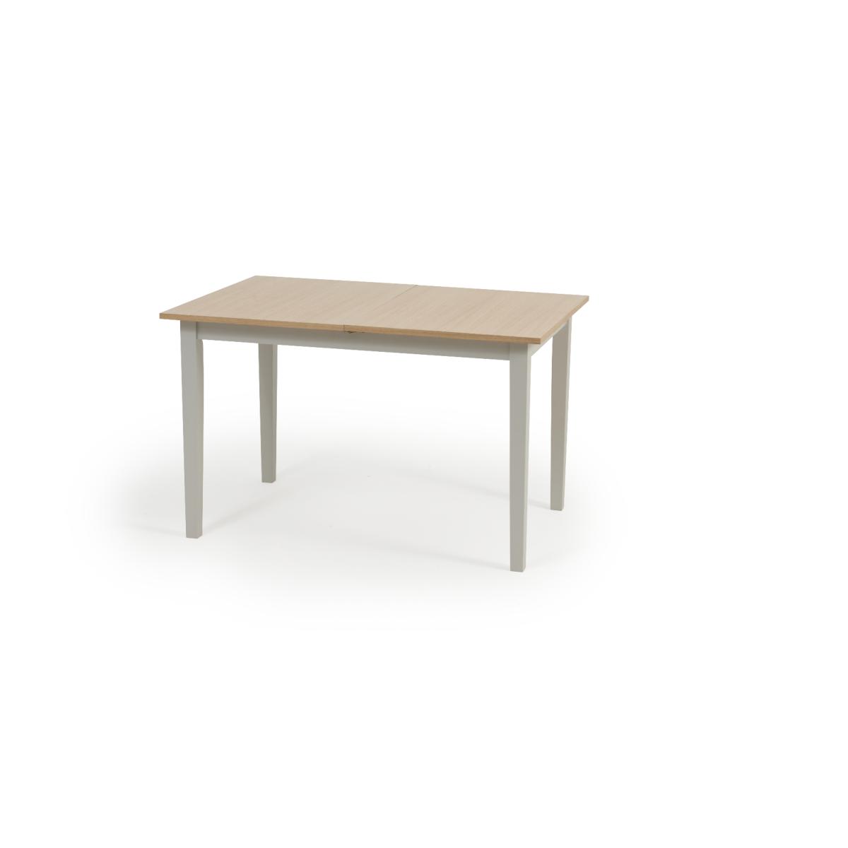 Chiltern 120cm Extending Grey And Oak Table With Epsom Chairs and Bench - Oak and Grey, 2 Chairs – image 16