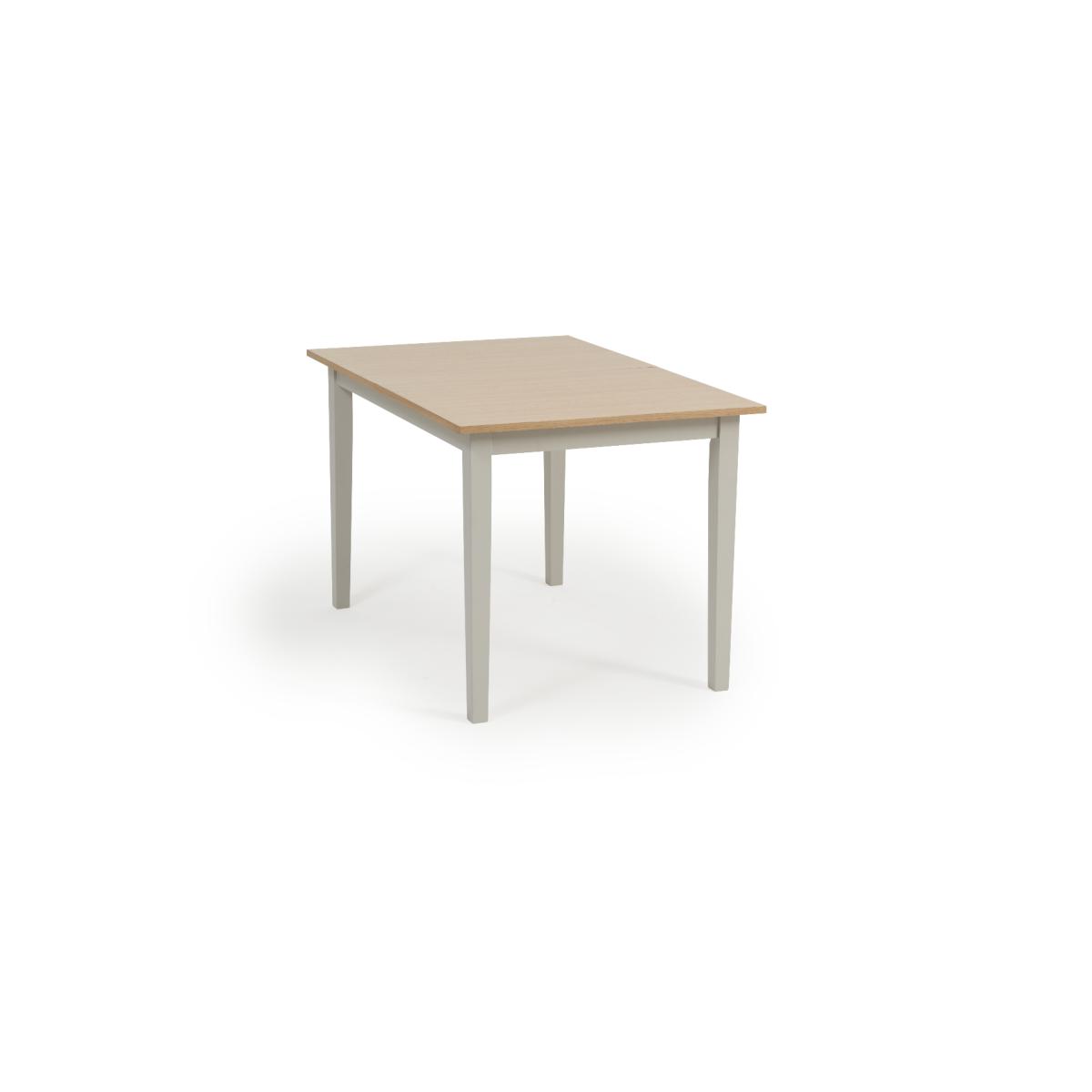 Chiltern 120cm Extending Grey And Oak Table With Epsom Chairs and Bench - Oak and Grey, 2 Chairs – image 17