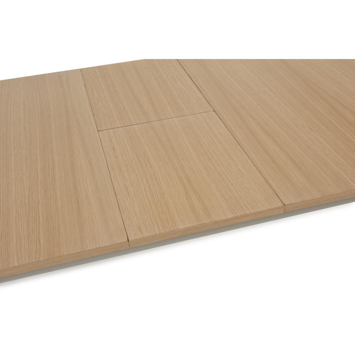Chiltern 120cm Extending Grey And Oak Table With Epsom Chairs and Bench - Oak and Grey, 2 Chairs – image 21