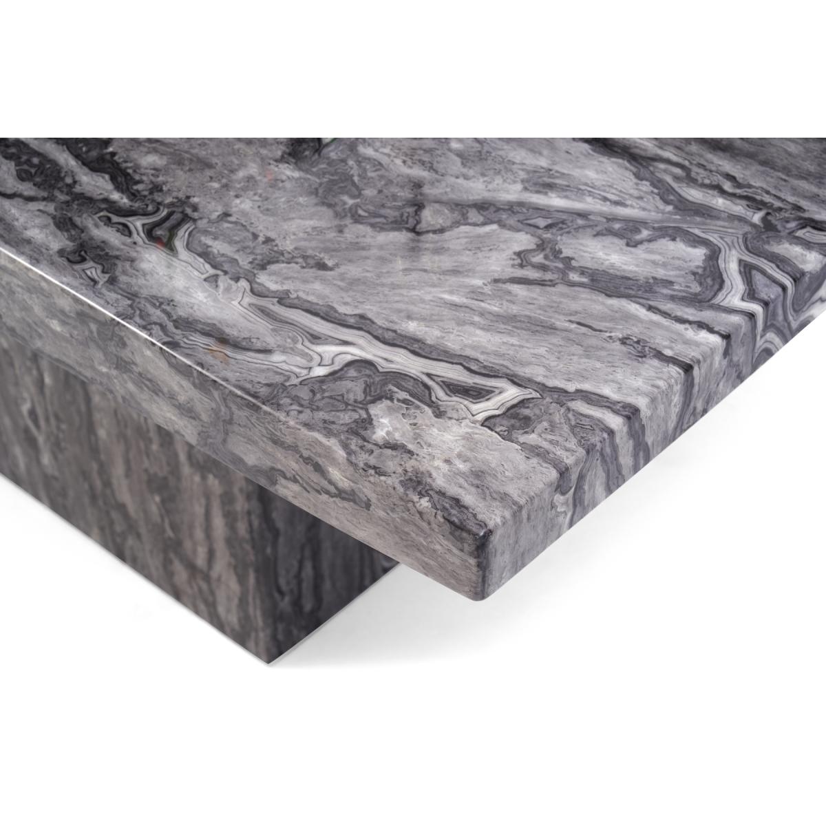 Crema 160cm Grey Marble Dining Table – image 6