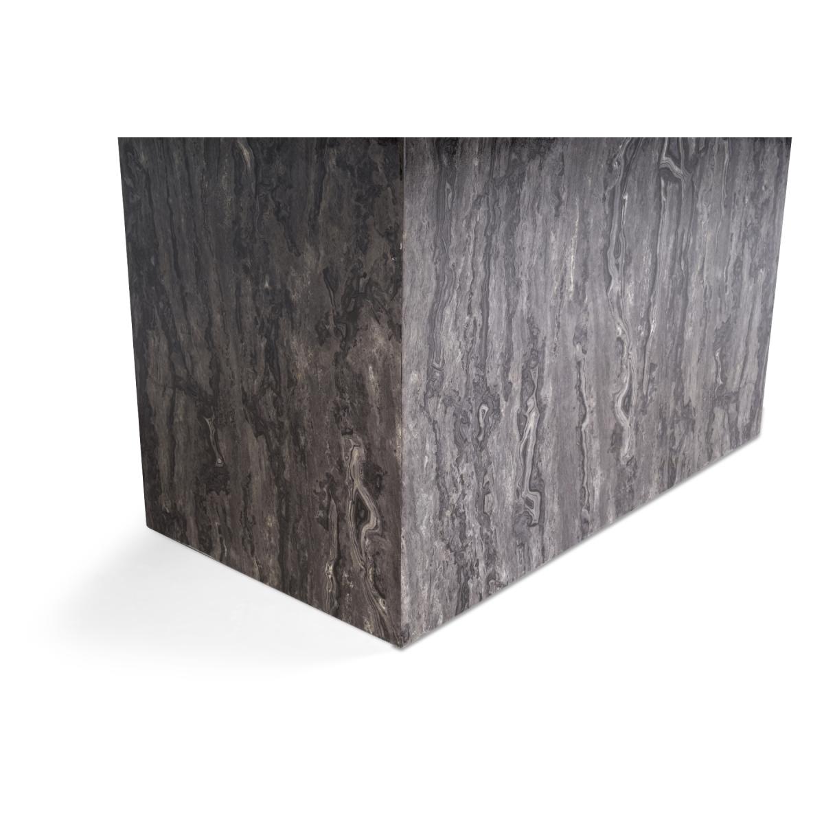 Crema 160cm Grey Marble Dining Table – image 8