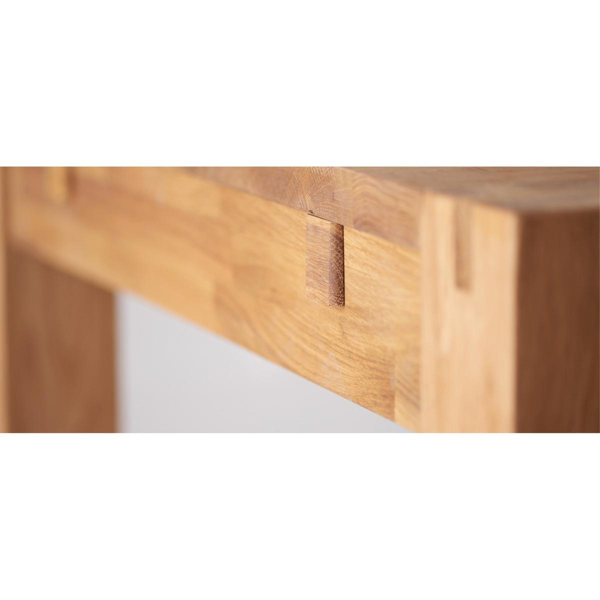 Thetford 180cm Oak Dining Table with 6 Grey Chairs with Thetford 45cm Oak Extensions – image 23