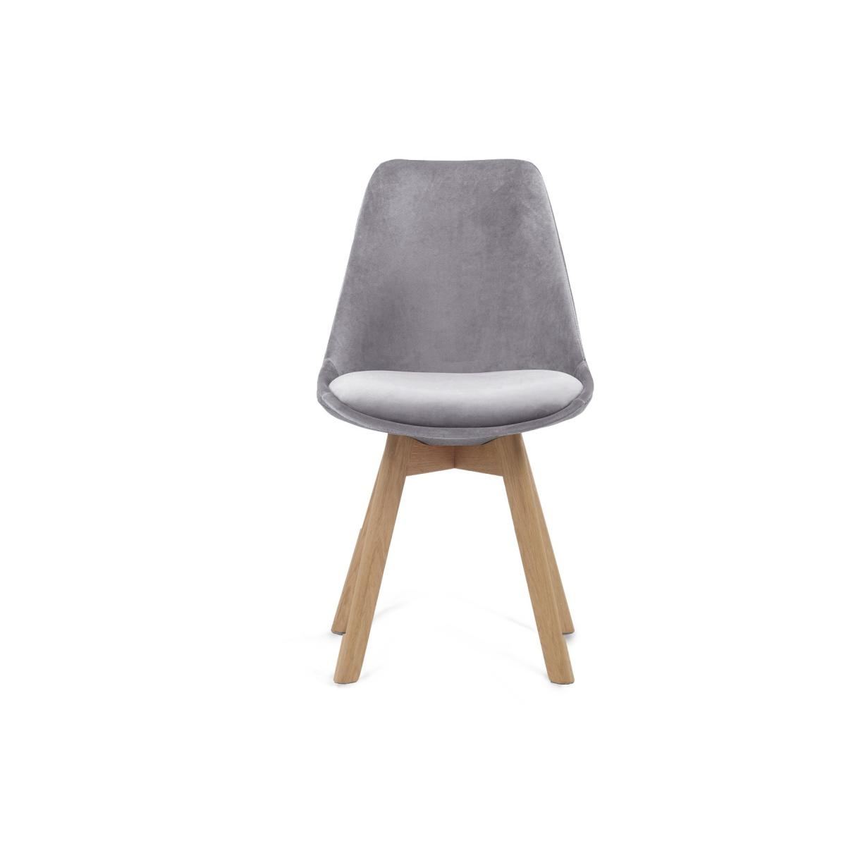 York 120cm Solid Oak Dining Table With 4 Grey Orson Velvet Chairs – image 18