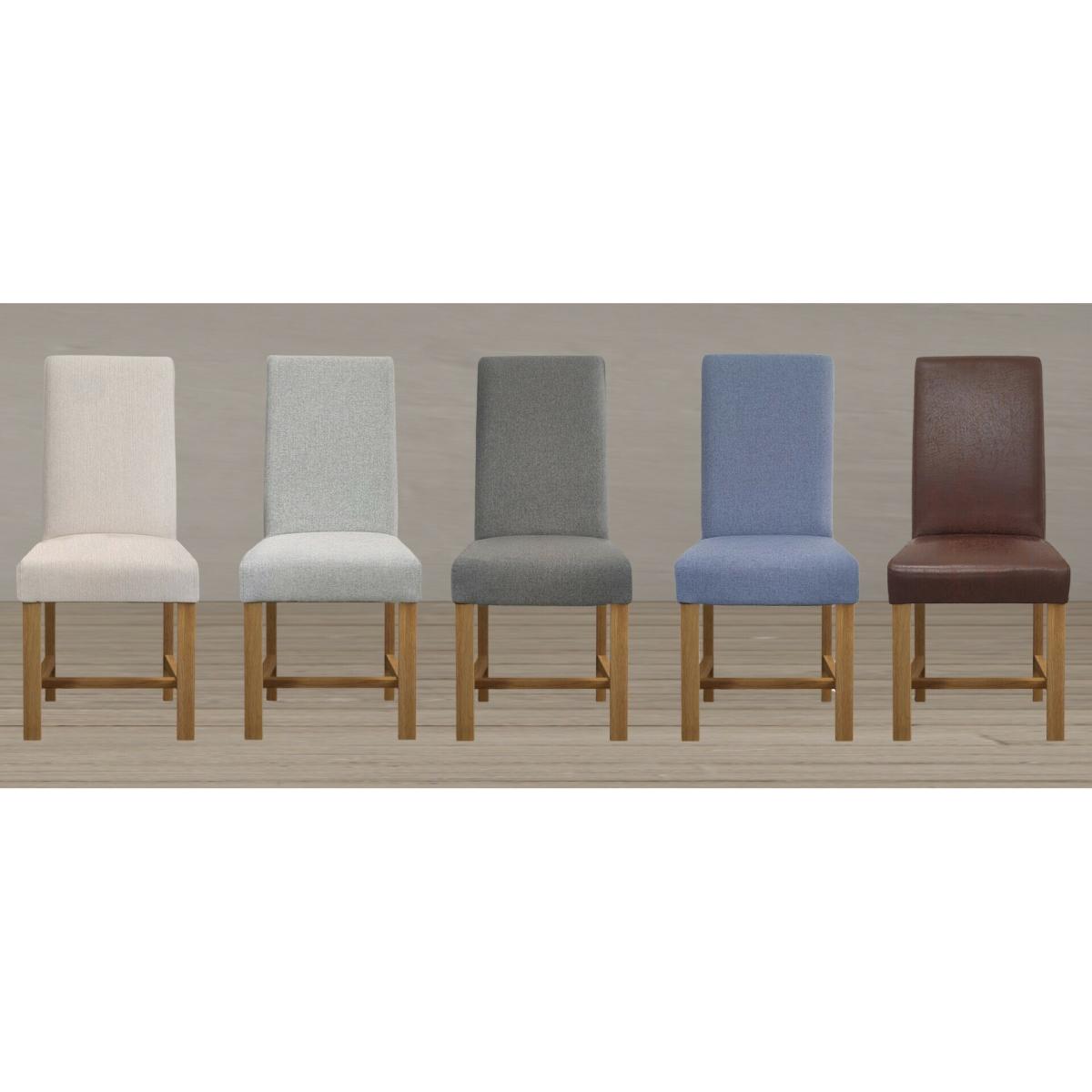 Extending York 90cm Solid Oak Dining Table with 4 Natural Chairs – image 24