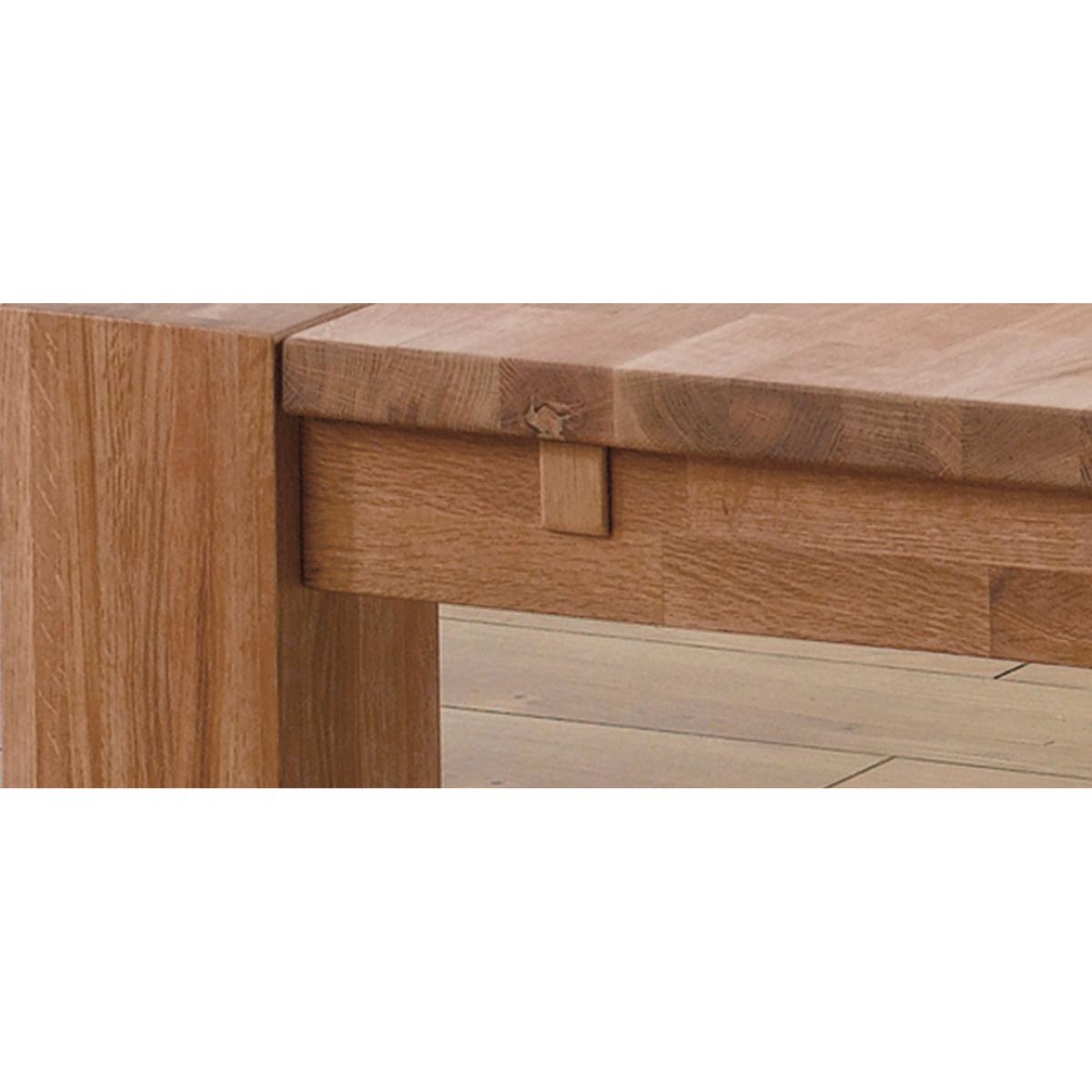 Sheringham 200cm Solid Oak Dining Table with 6 Natural Isabella Chairs with Sheringham Oak Extensions (Pair) – image 29