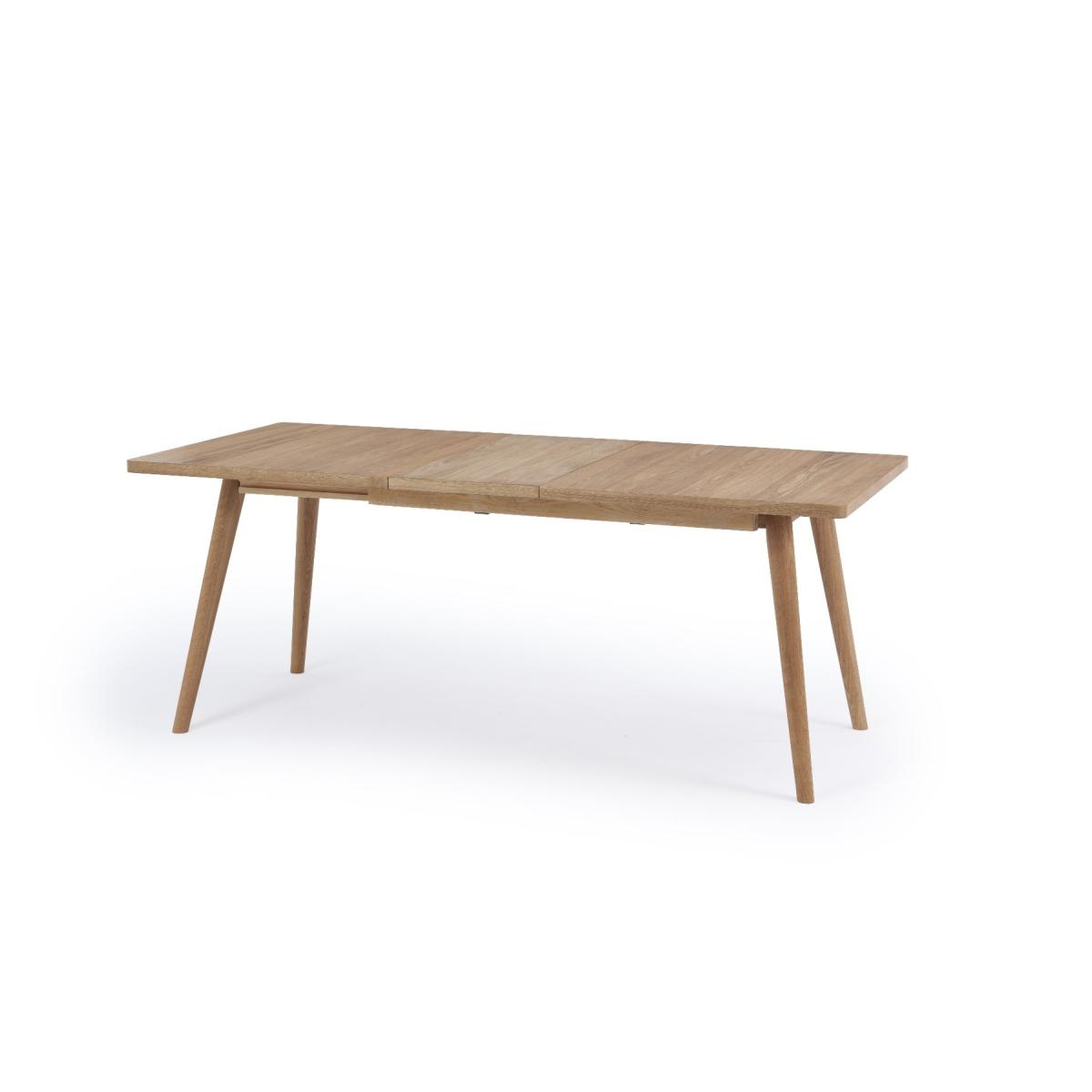Ruben 150cm Retro Oak Extending Dining Table and 10 Grey Chairs – image 12