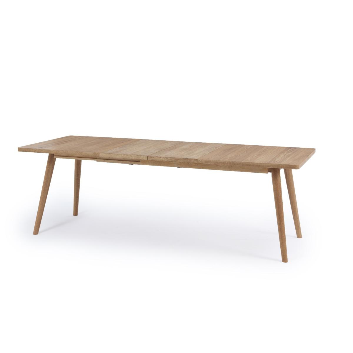 Ruben 150cm Retro Oak Extending Dining Table and 10 Grey Chairs – image 13