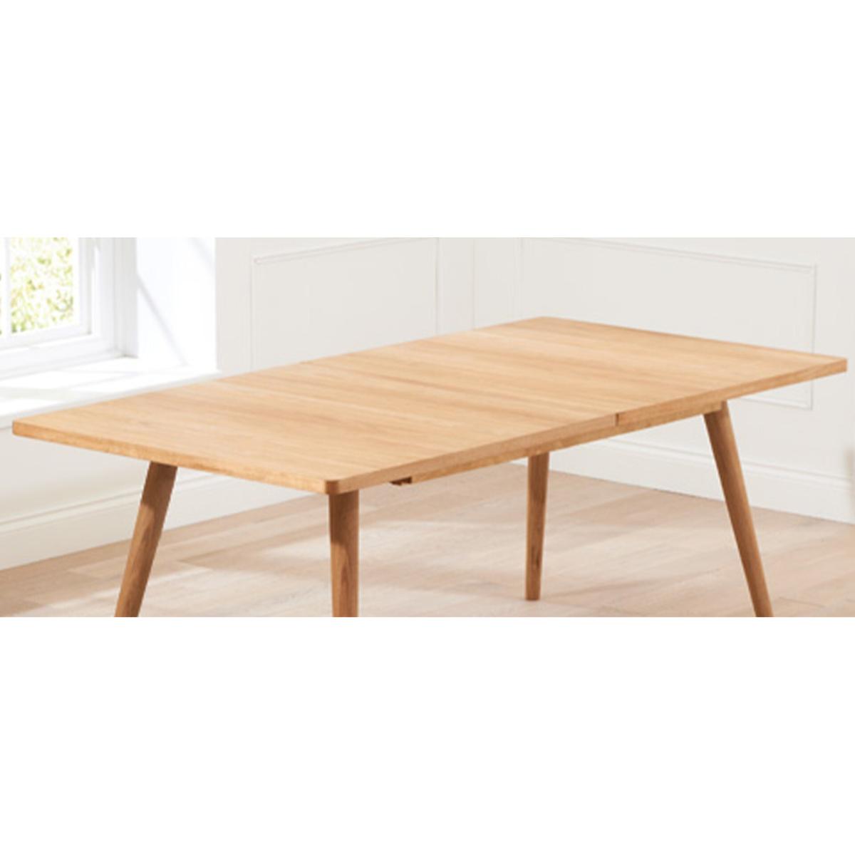 Ruben 150cm Retro Oak Extending Dining Table and 10 Grey Chairs – image 15
